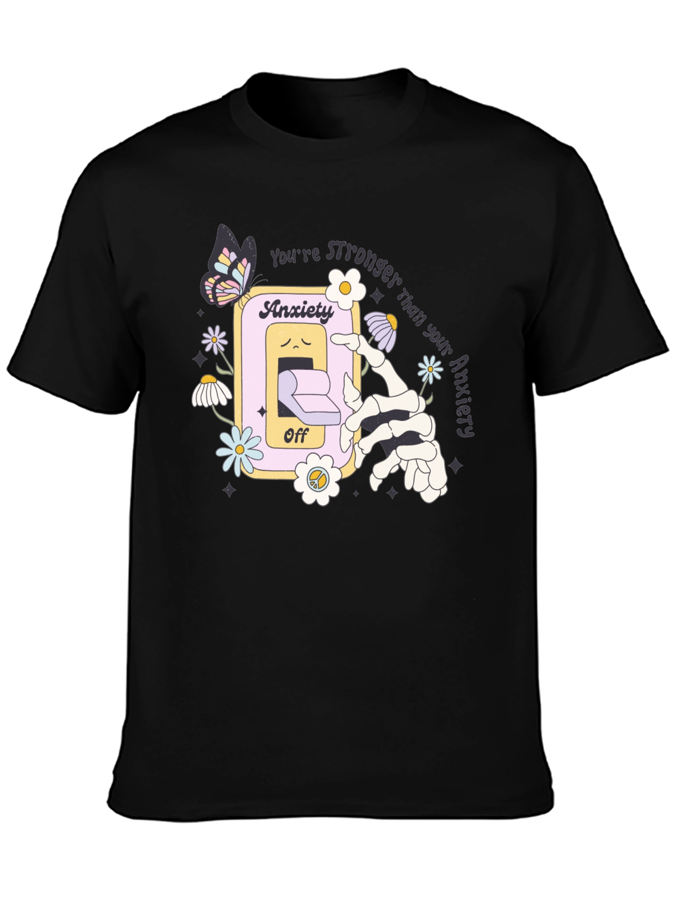 Anxiety Switch Off Graphic Tee