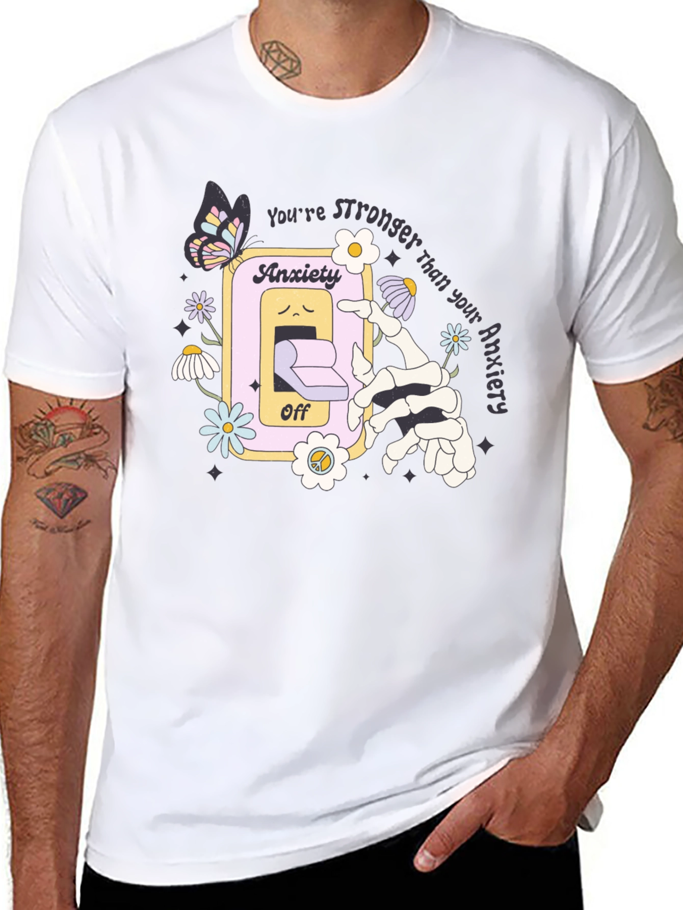 Anxiety Switch Off Graphic Tee