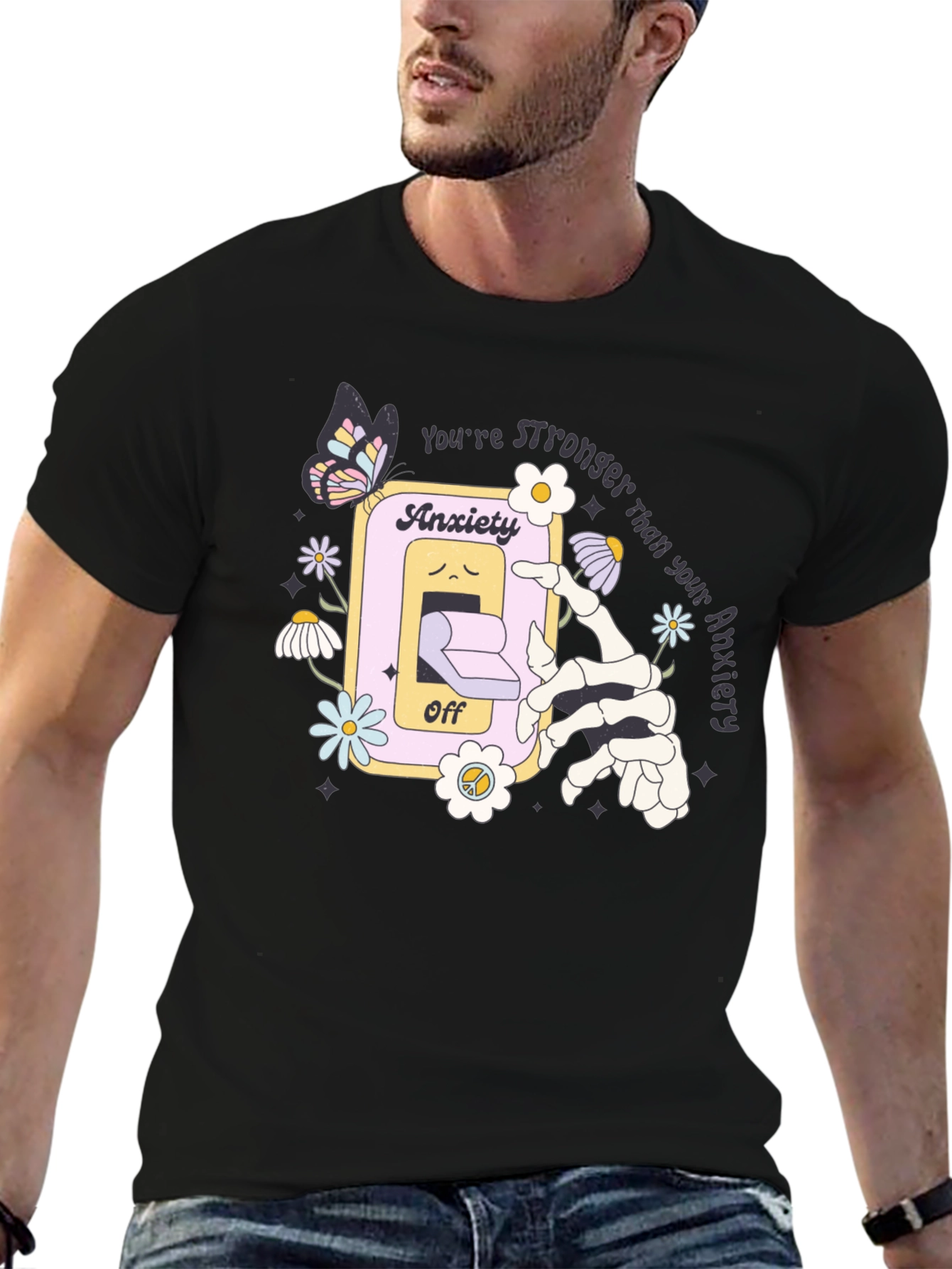Anxiety Switch Off Graphic Tee