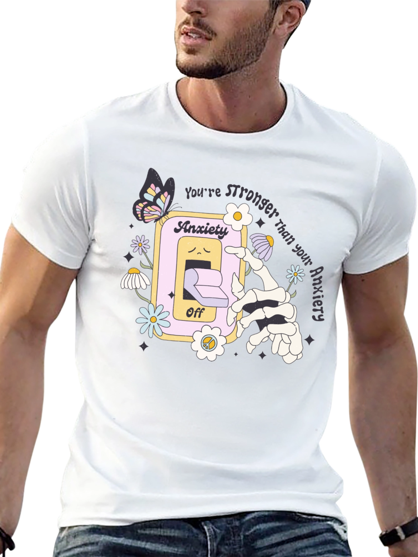 Anxiety Switch Off Graphic Tee