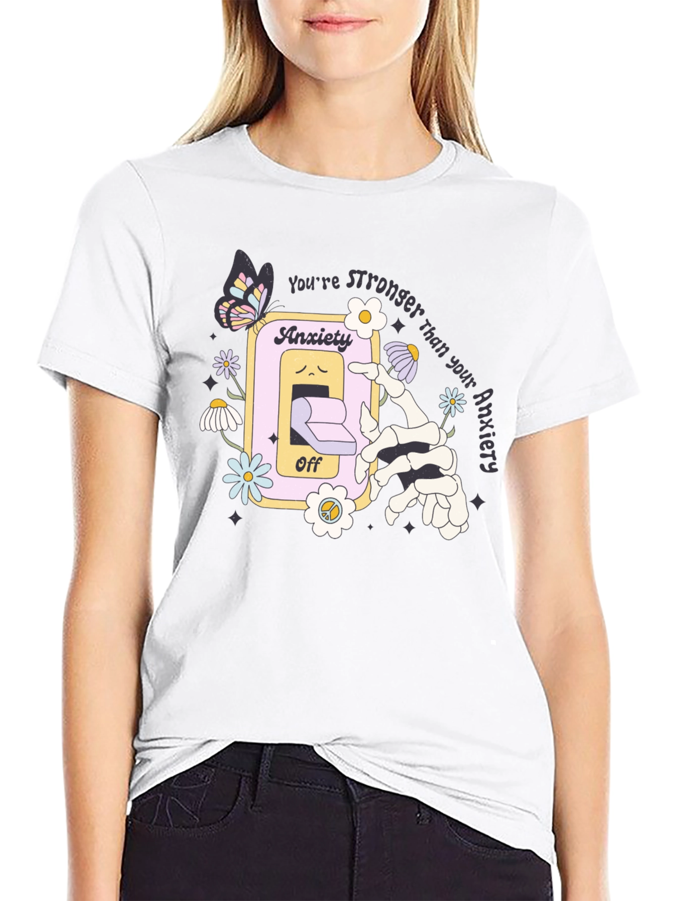 Anxiety Switch Off Graphic Tee
