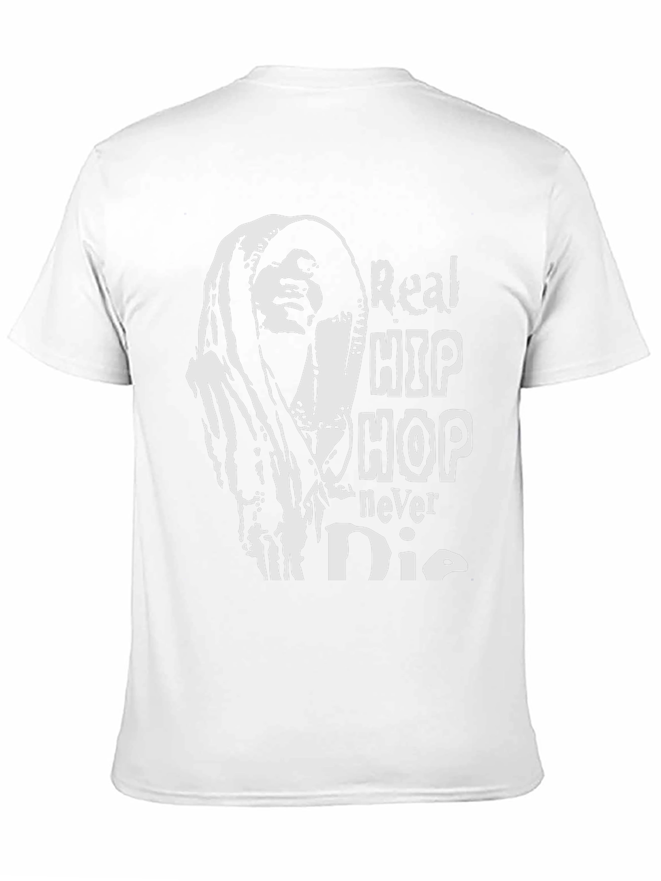 Real Hip Hop Never Die Black Graphic Tee