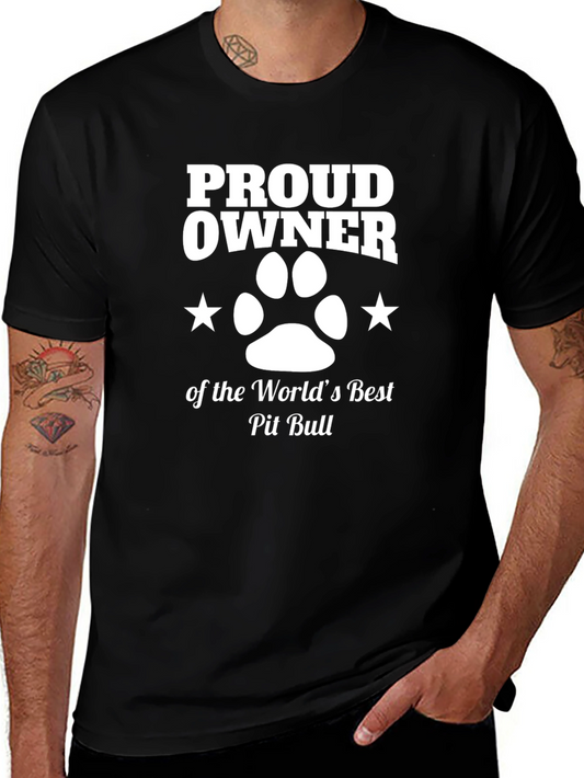 Proud Pit Bull Owner T-Shirt