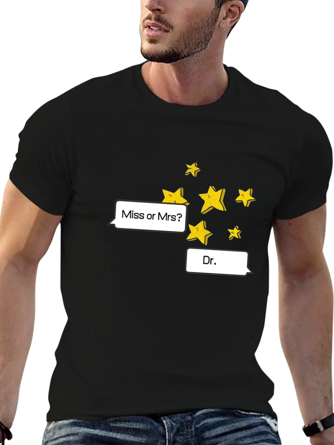 Stars Miss or Mrs? Dr. Black T-Shirt