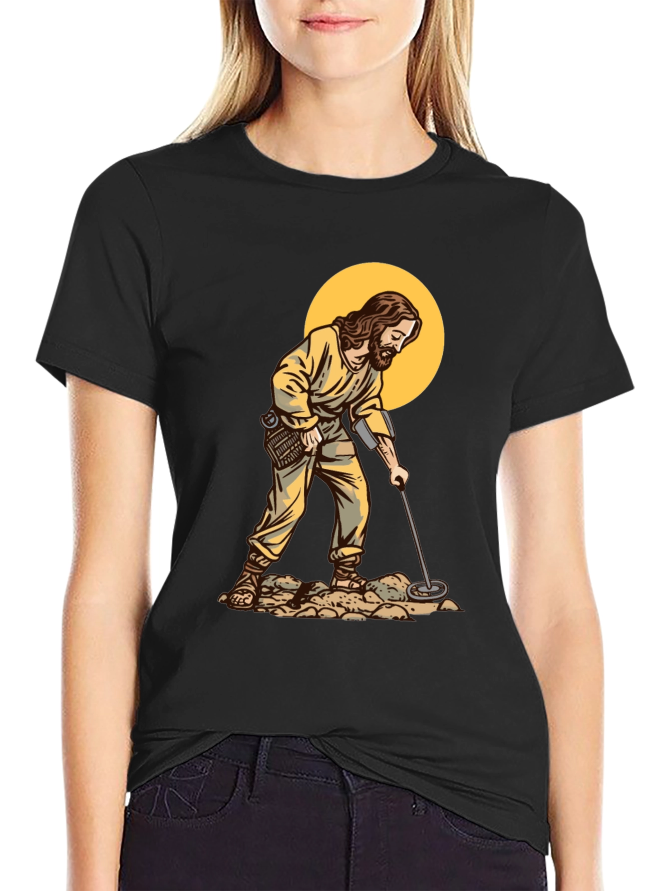 Jesus Metal Detecting Humor T-Shirt