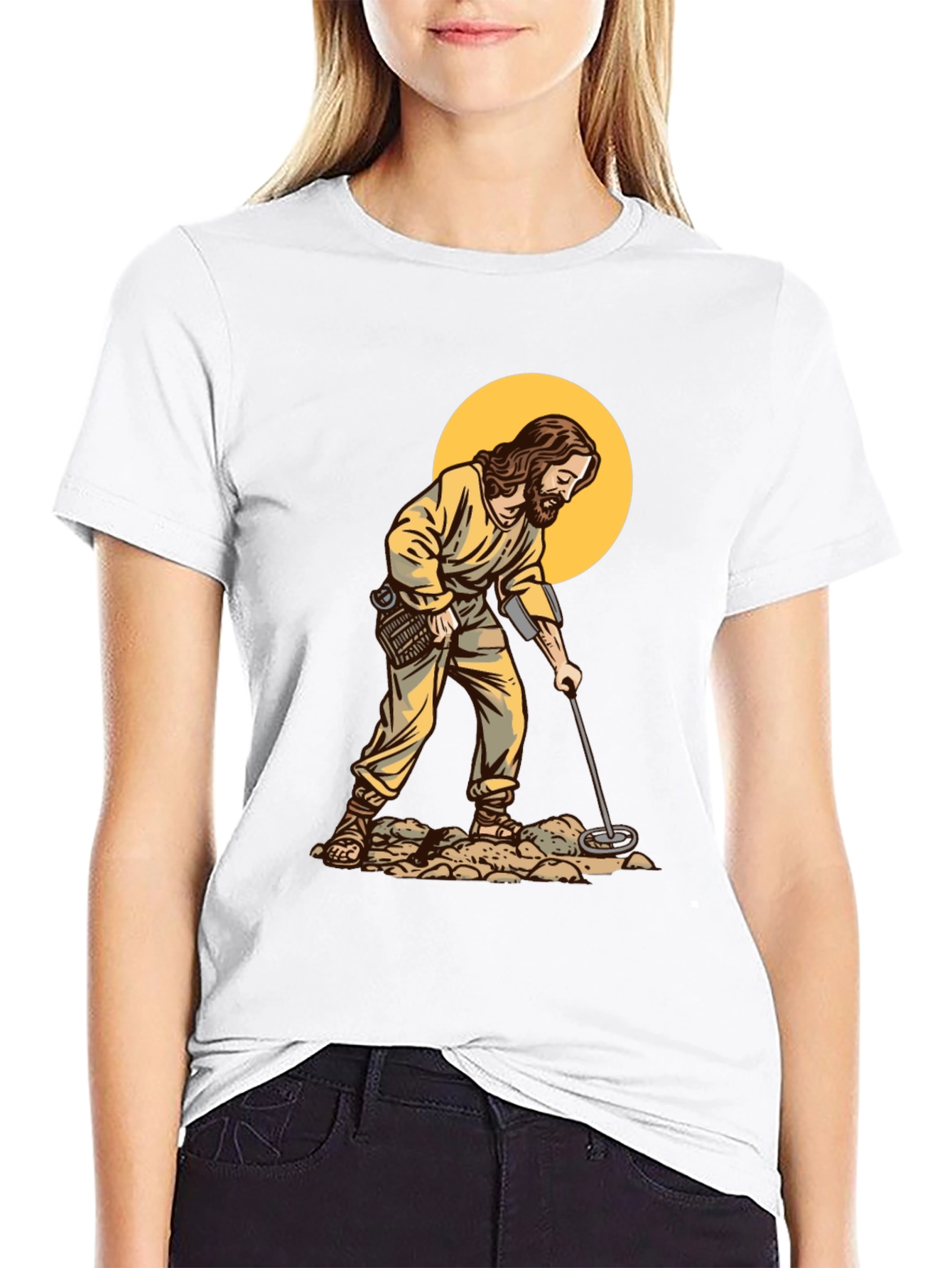 Jesus Metal Detecting Humor T-Shirt