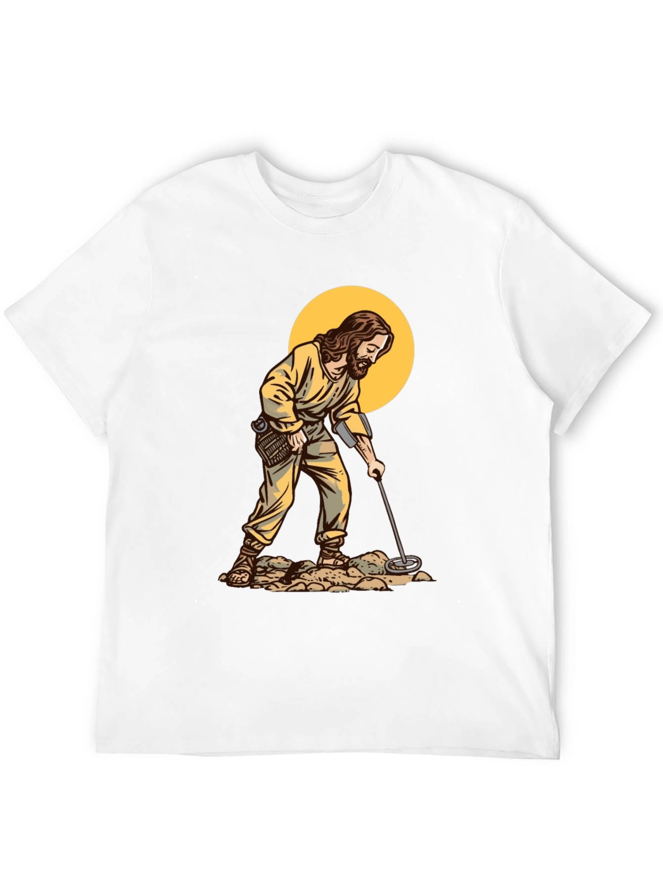 Jesus Metal Detecting Humor T-Shirt