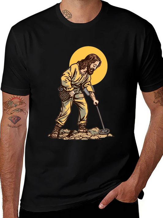 Jesus Metal Detecting Humor T-Shirt