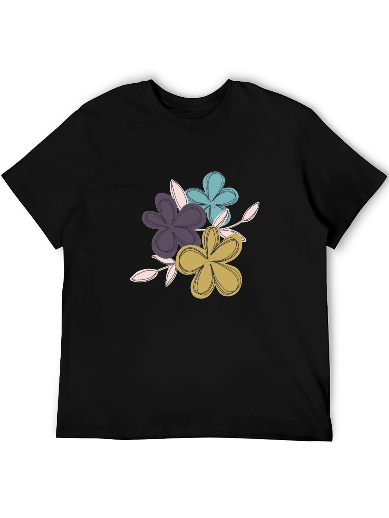 Floral Graphic Tee - Soft Cotton Blend