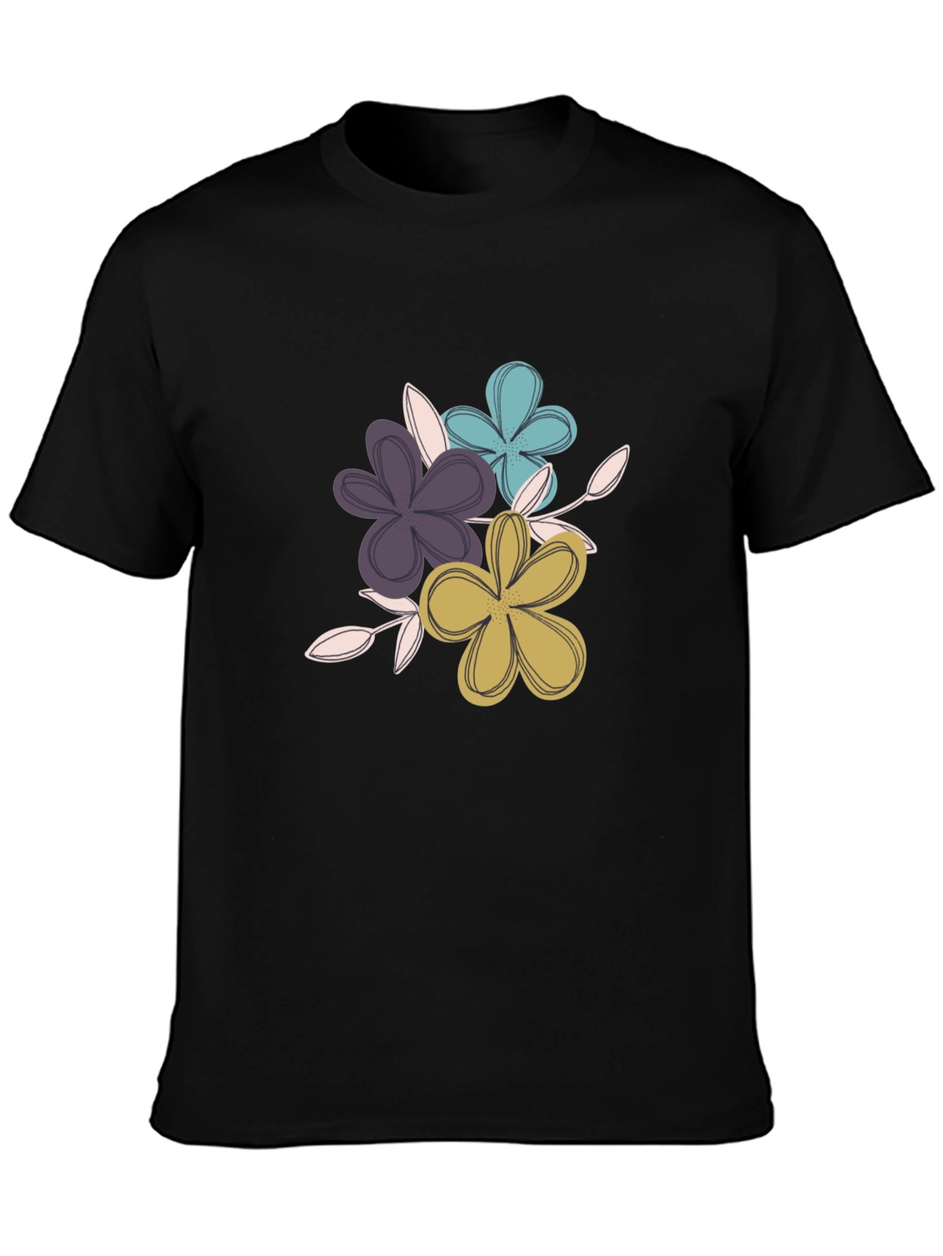 Floral Graphic Tee - Soft Cotton Blend