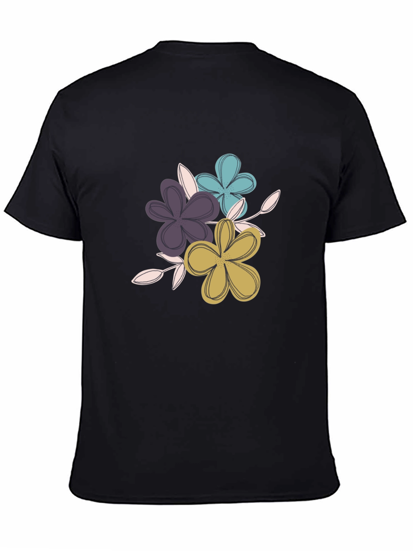 Floral Graphic Tee - Soft Cotton Blend