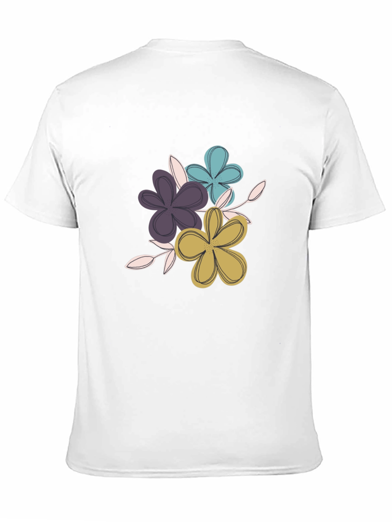 Floral Graphic Tee - Soft Cotton Blend