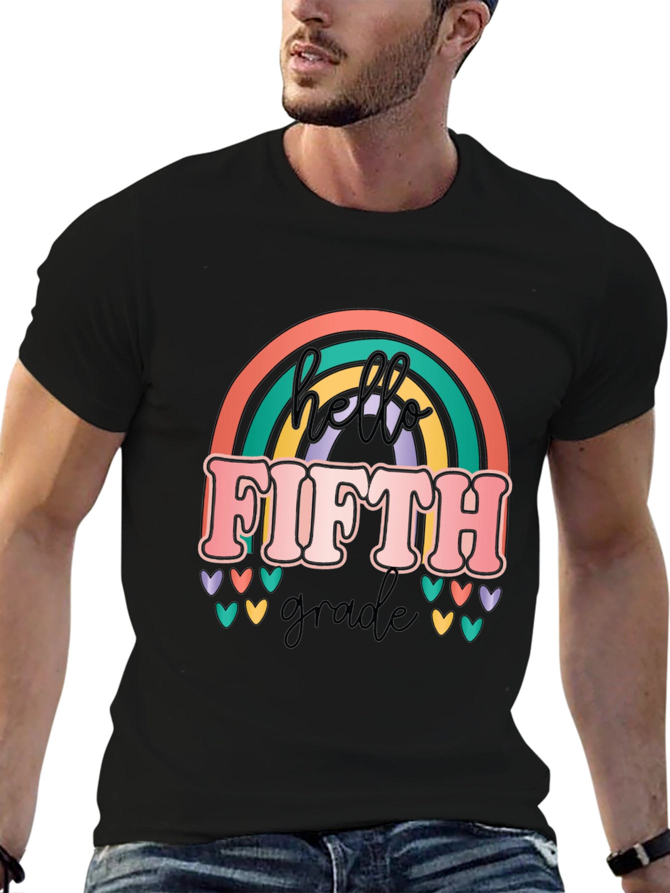 Hello Fifth Grade Teacher Shirt