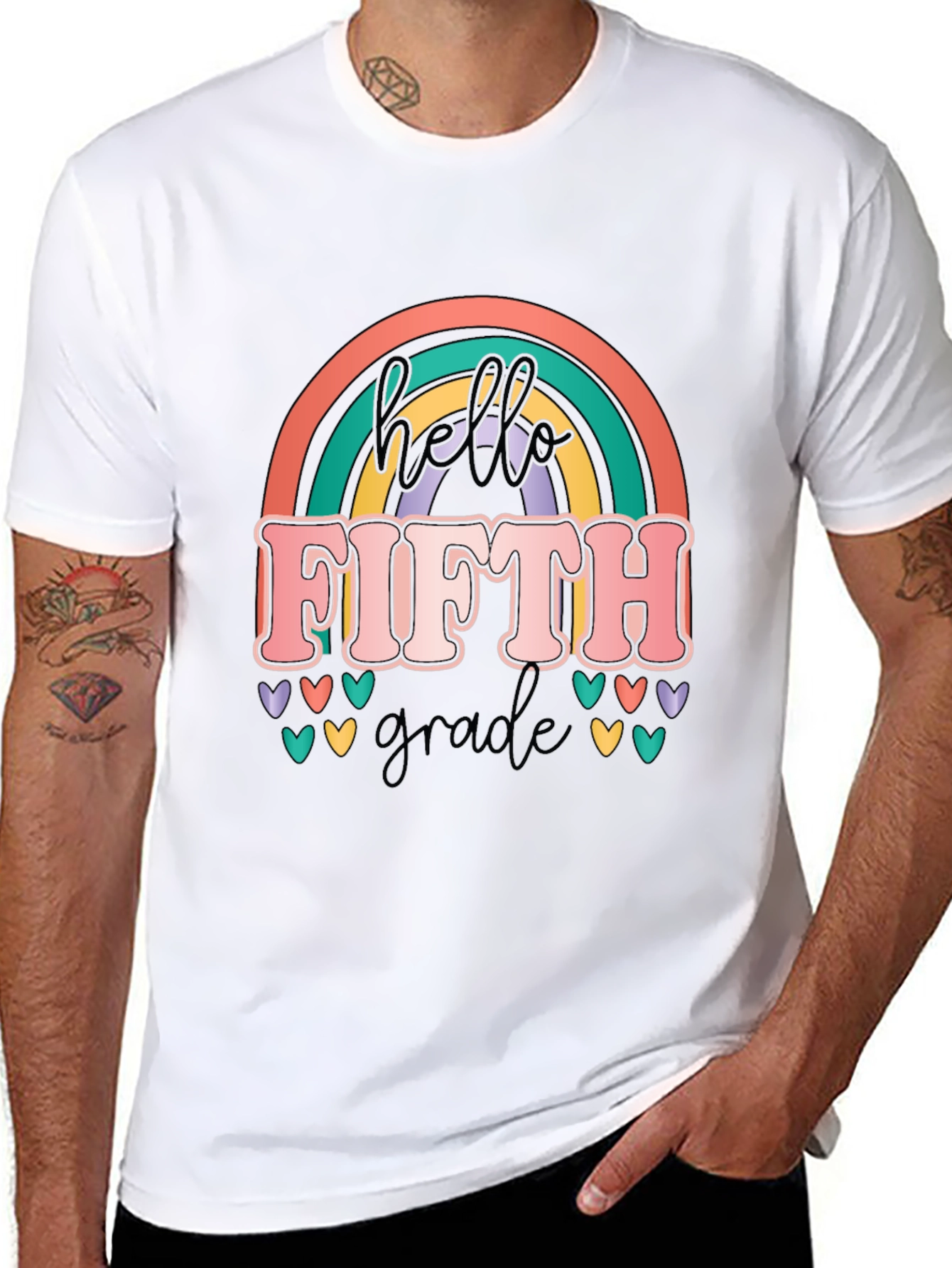 Hello Fifth Grade Teacher Shirt