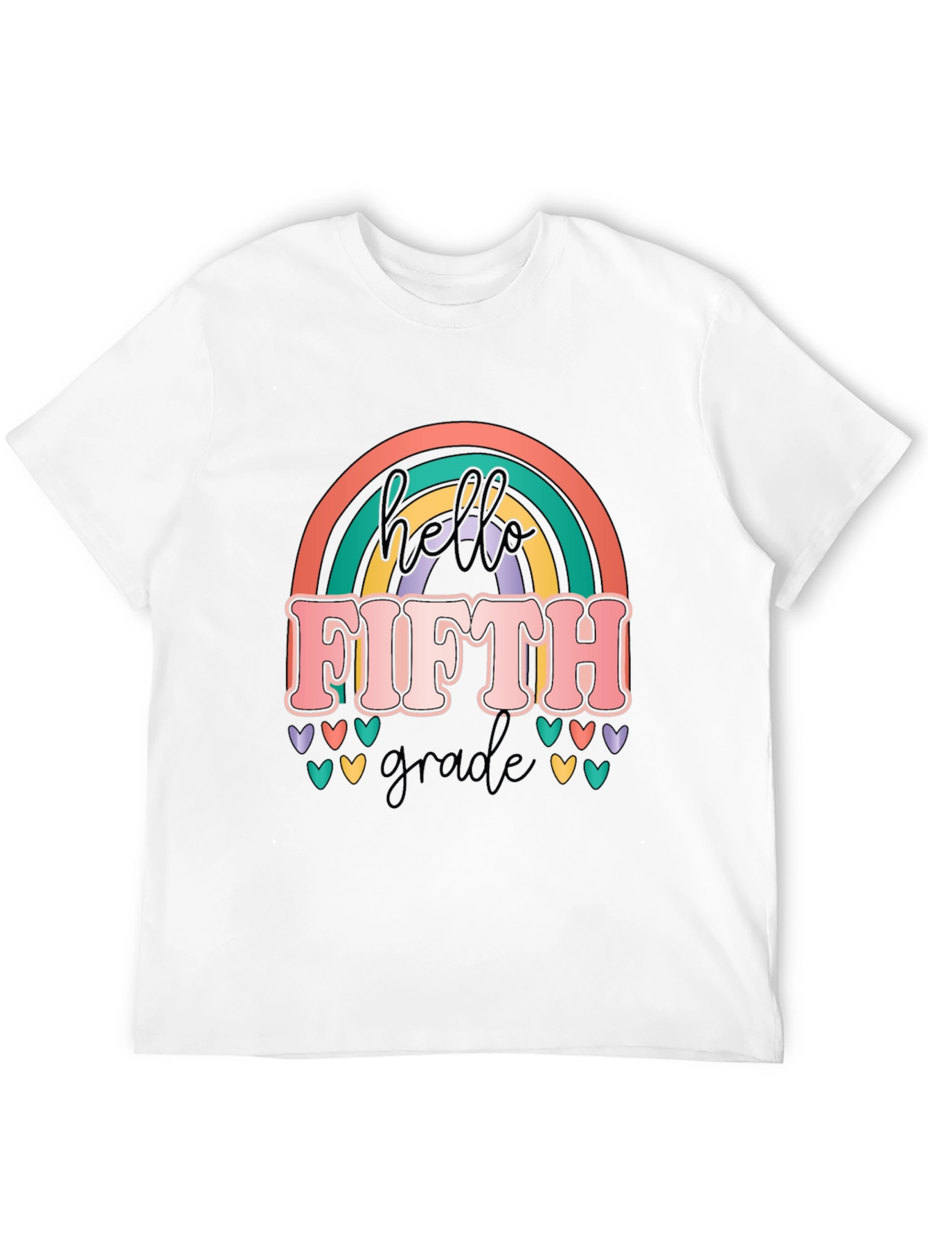 Hello Fifth Grade Teacher Shirt