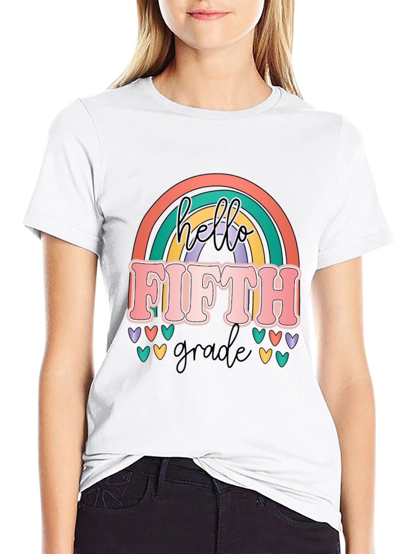 Hello Fifth Grade Teacher Shirt