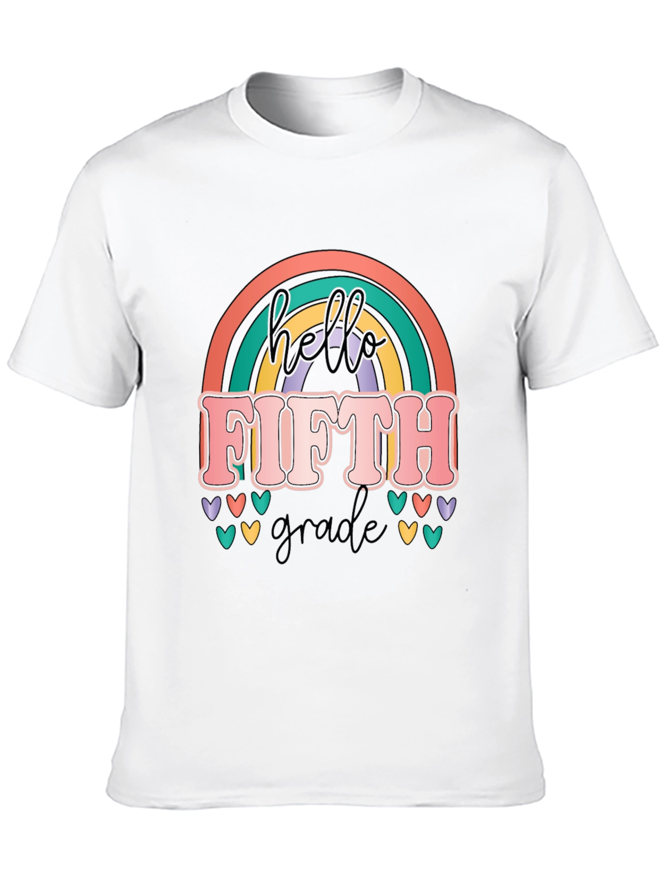 Hello Fifth Grade Teacher Shirt