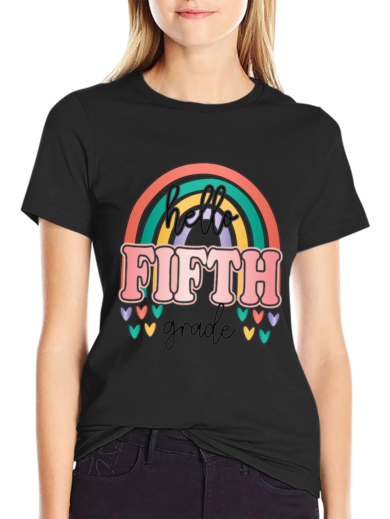 Hello Fifth Grade Teacher Shirt