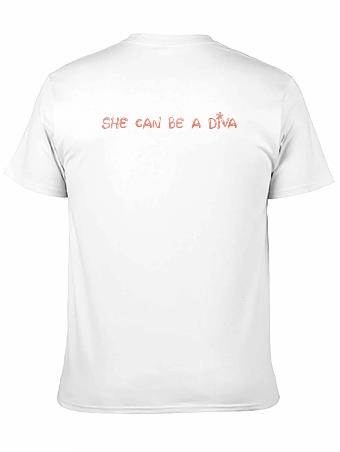 She Can Be A Diva Black Graphic T-Shirt