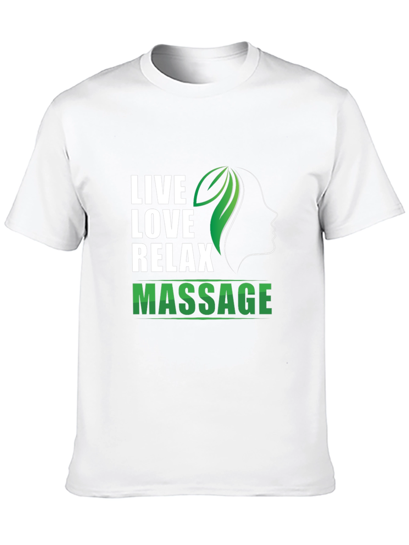 Live Love Relax Massage Black T-Shirt