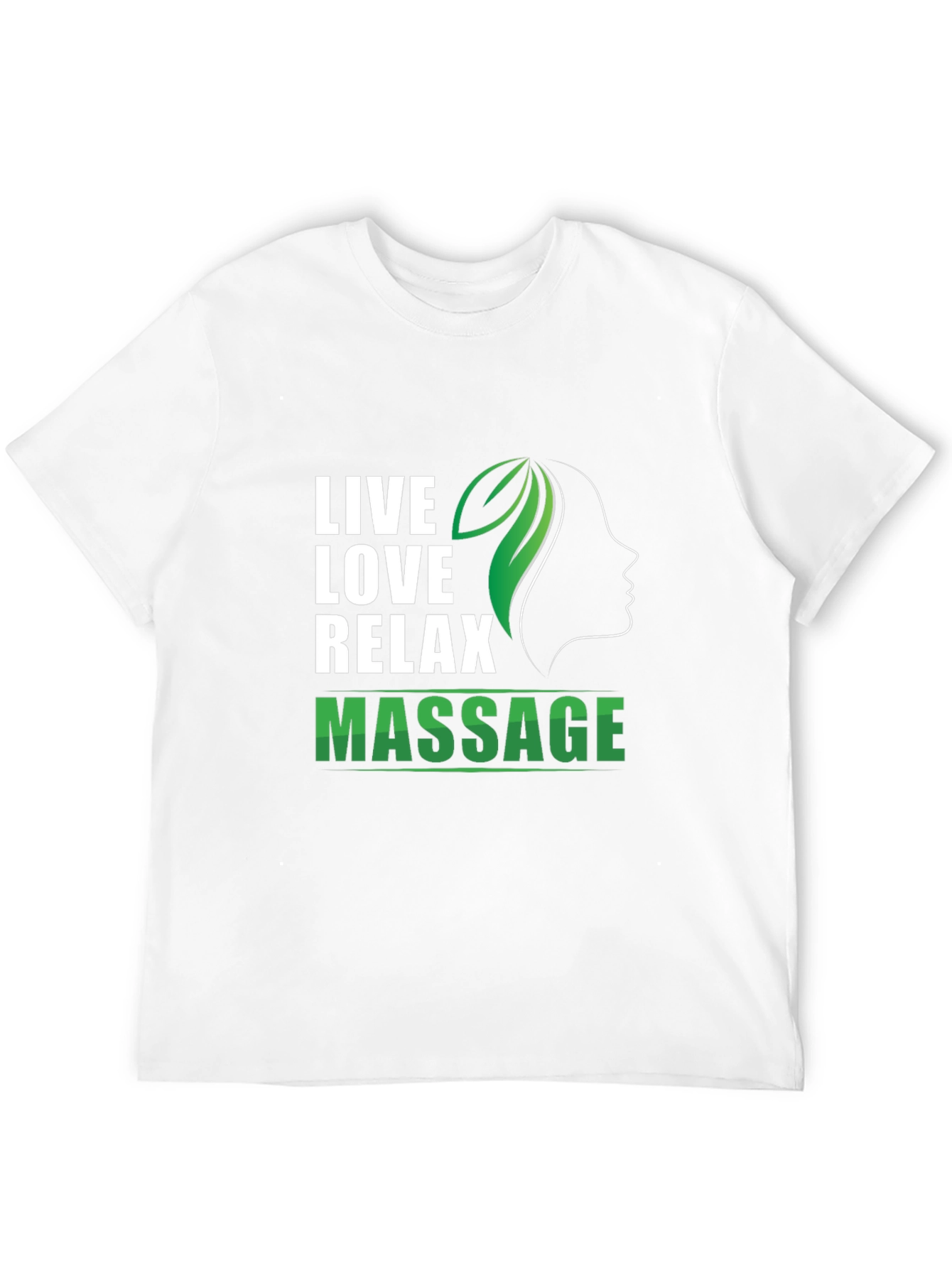 Live Love Relax Massage Black T-Shirt