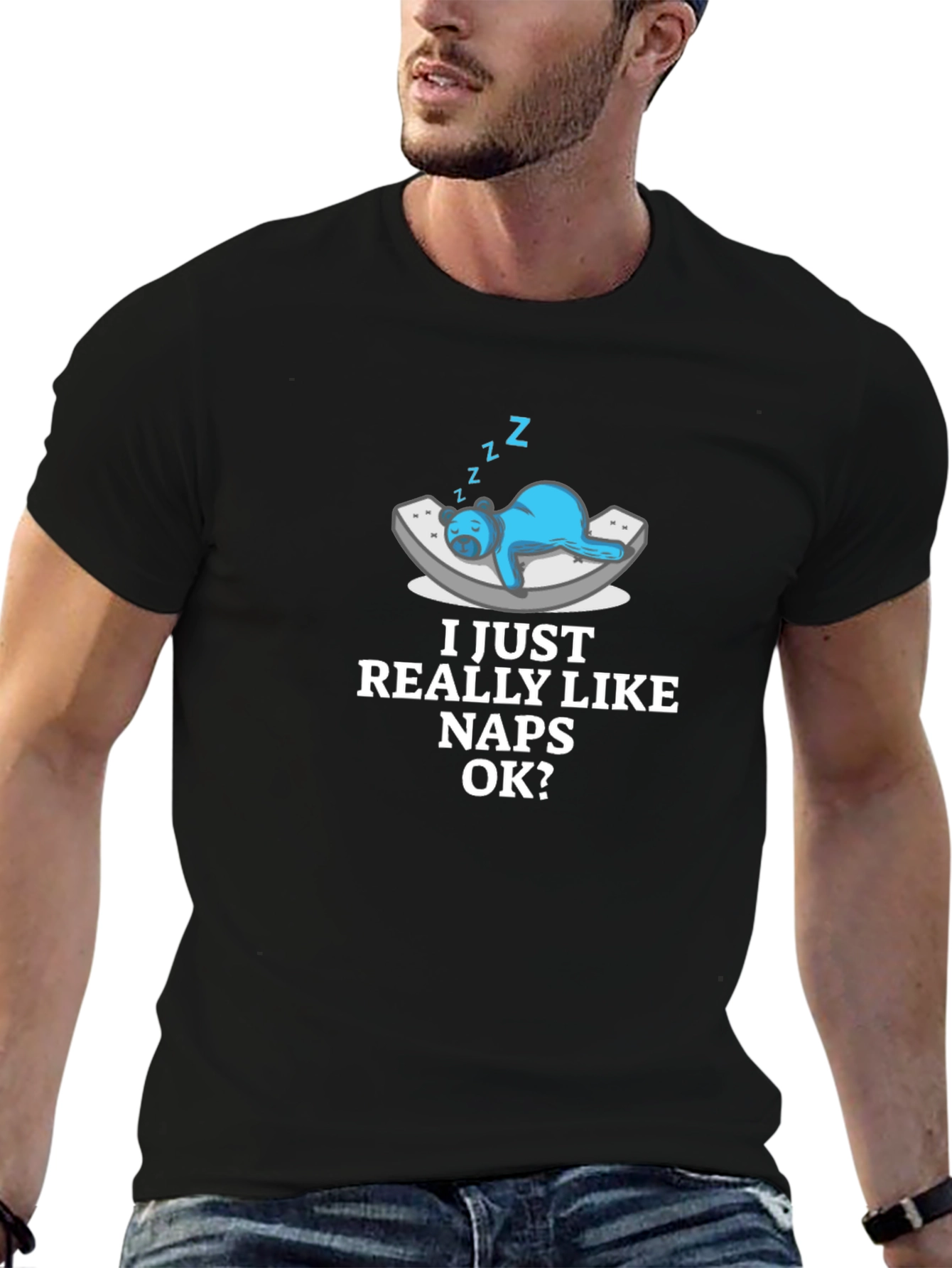 Funny Naps Graphic Tee - Comfort Cotton T-Shirt