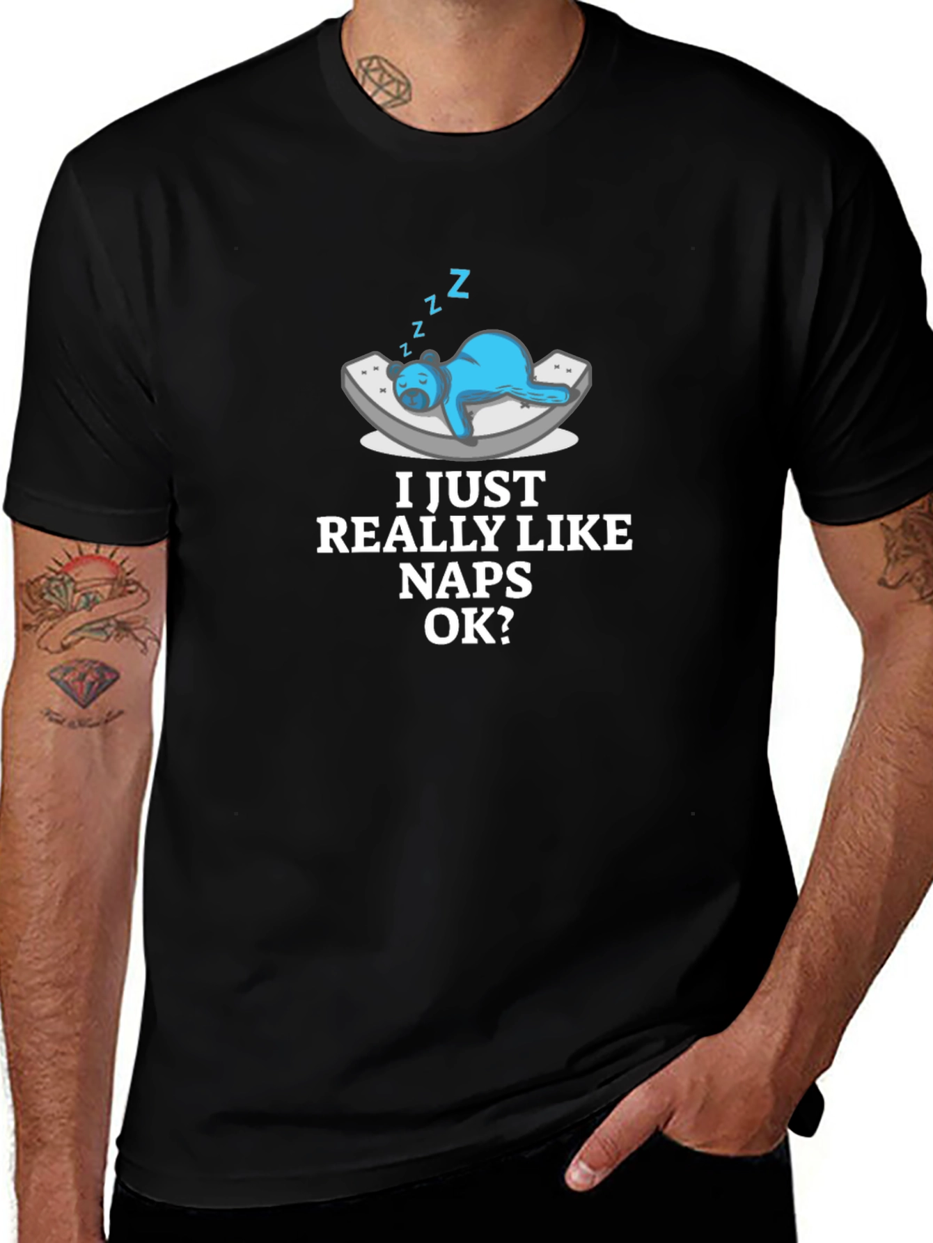 Funny Naps Graphic Tee - Comfort Cotton T-Shirt