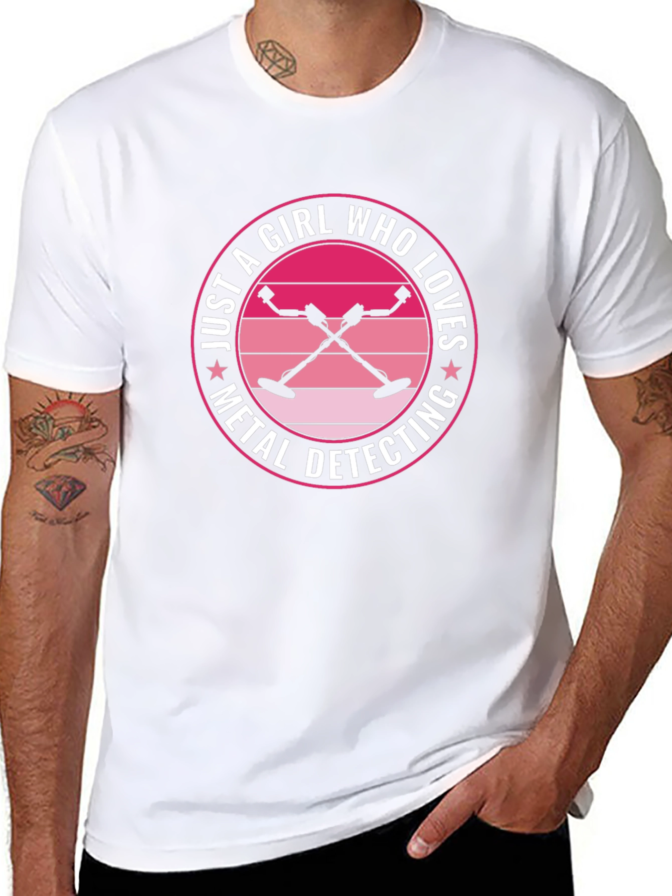 Metal Detecting Girl T-Shirt Gift