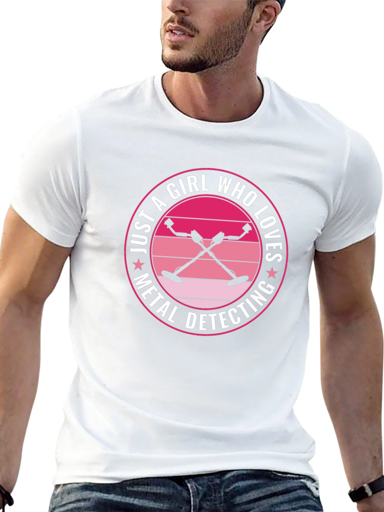 Metal Detecting Girl T-Shirt Gift
