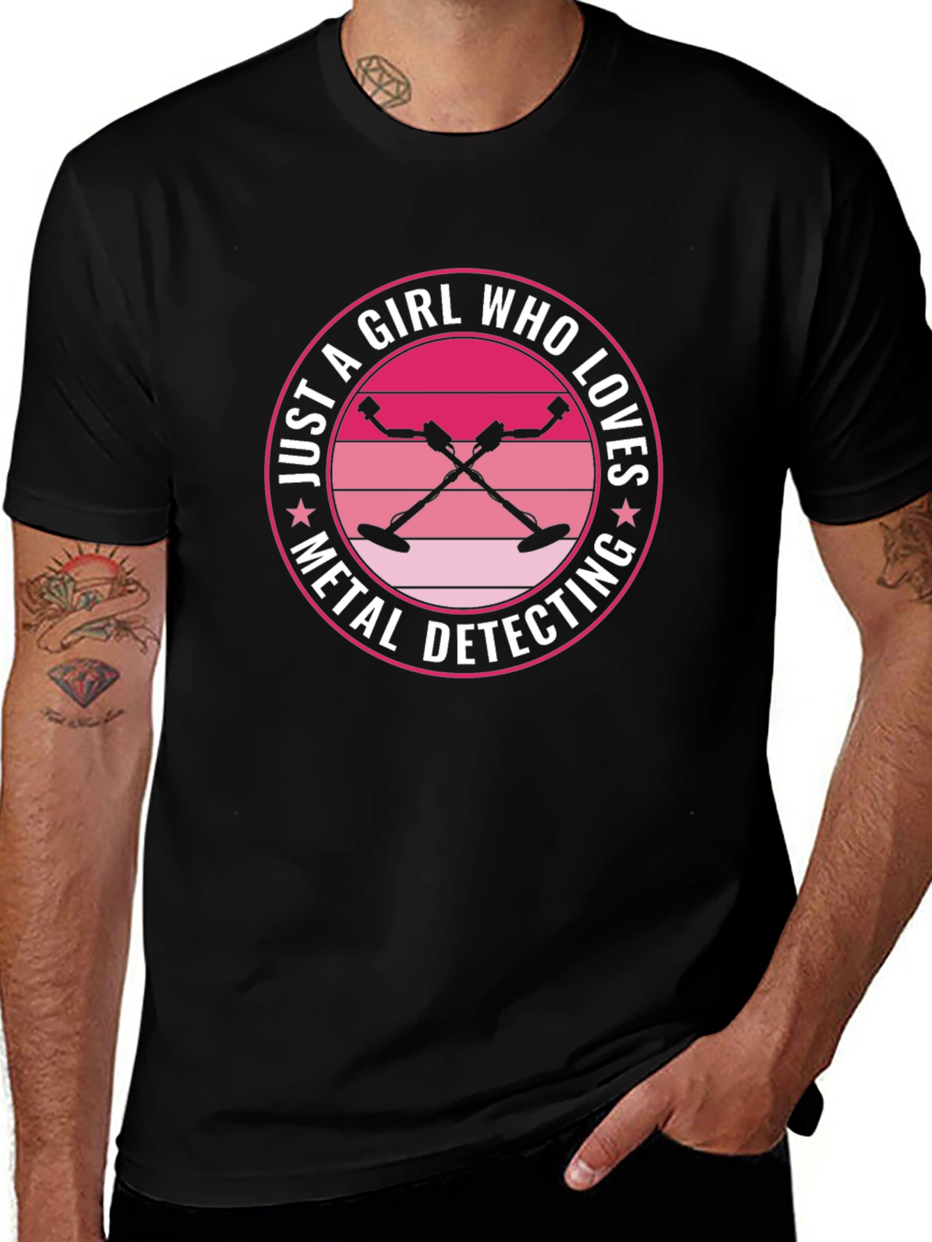 Metal Detecting Girl T-Shirt Gift