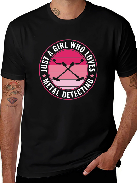 Metal Detecting Girl T-Shirt Gift