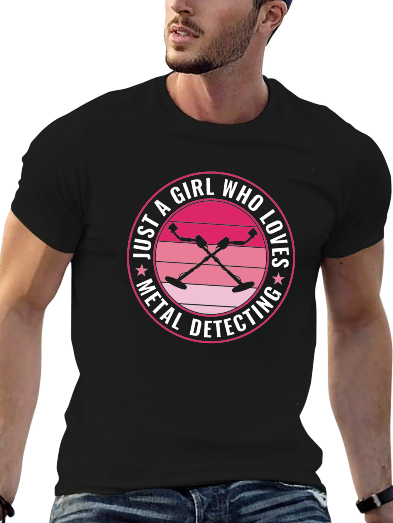 Metal Detecting Girl T-Shirt Gift