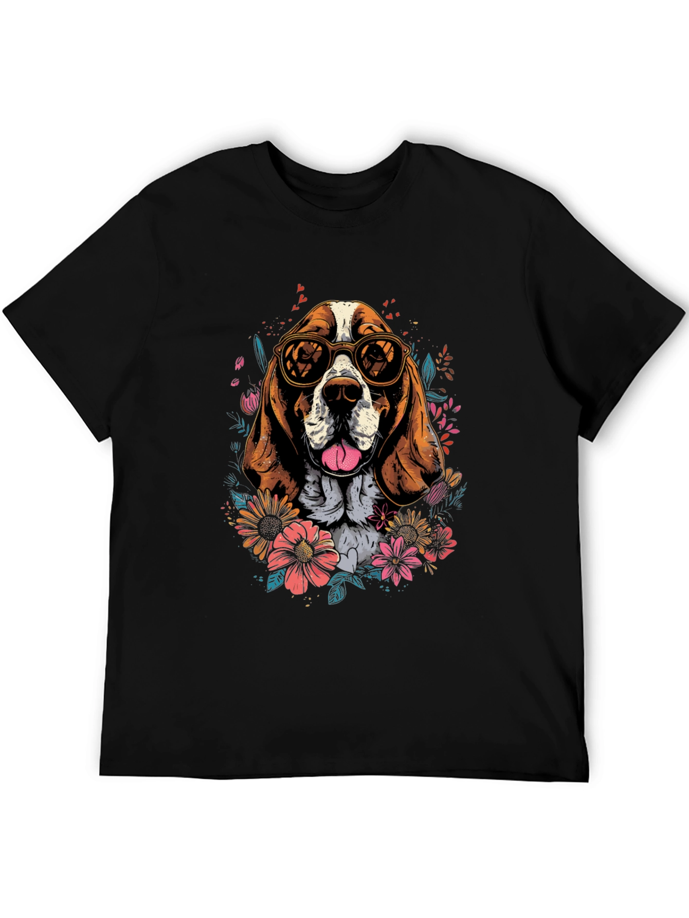 Cool Dog T-Shirt - Beagle with Sunglasses