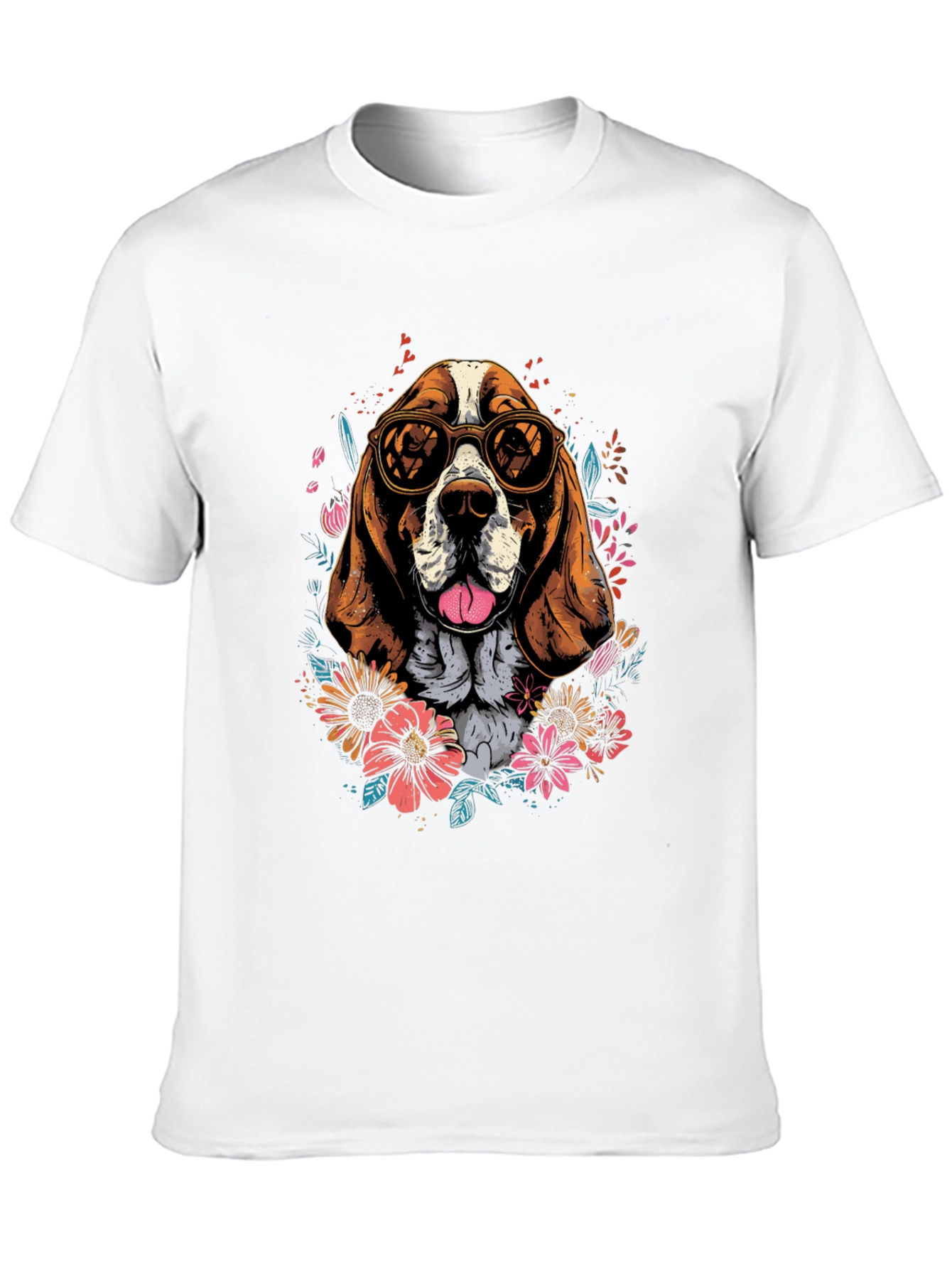 Cool Dog T-Shirt - Beagle with Sunglasses