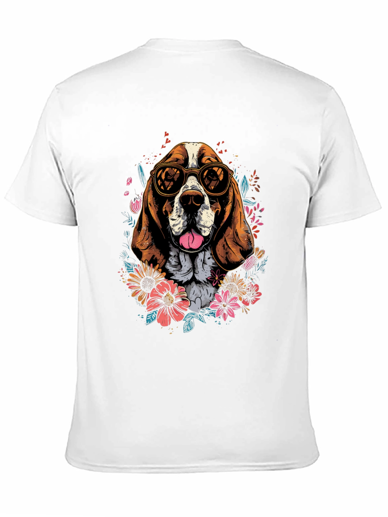 Cool Dog T-Shirt - Beagle with Sunglasses
