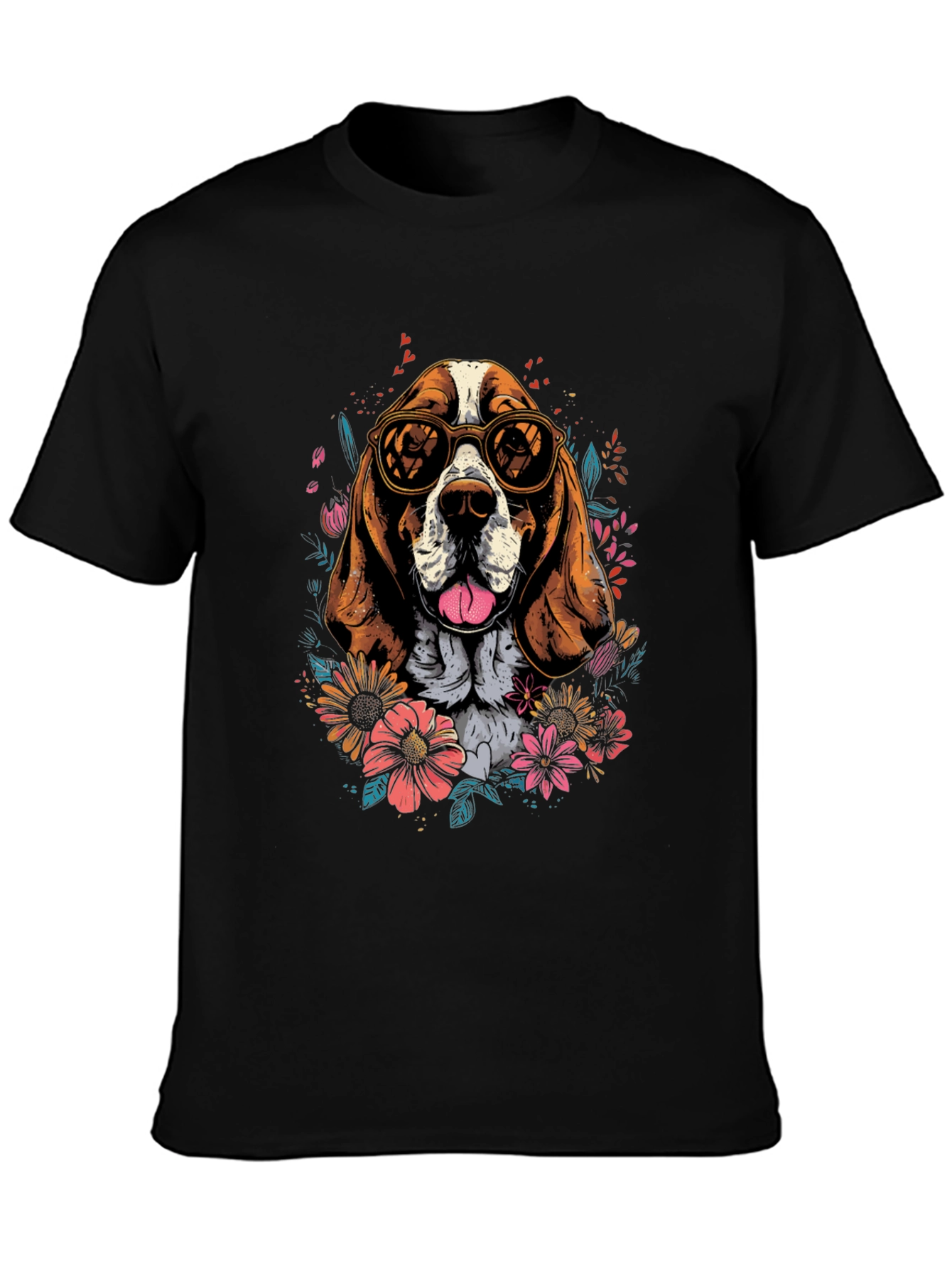 Cool Dog T-Shirt - Beagle with Sunglasses