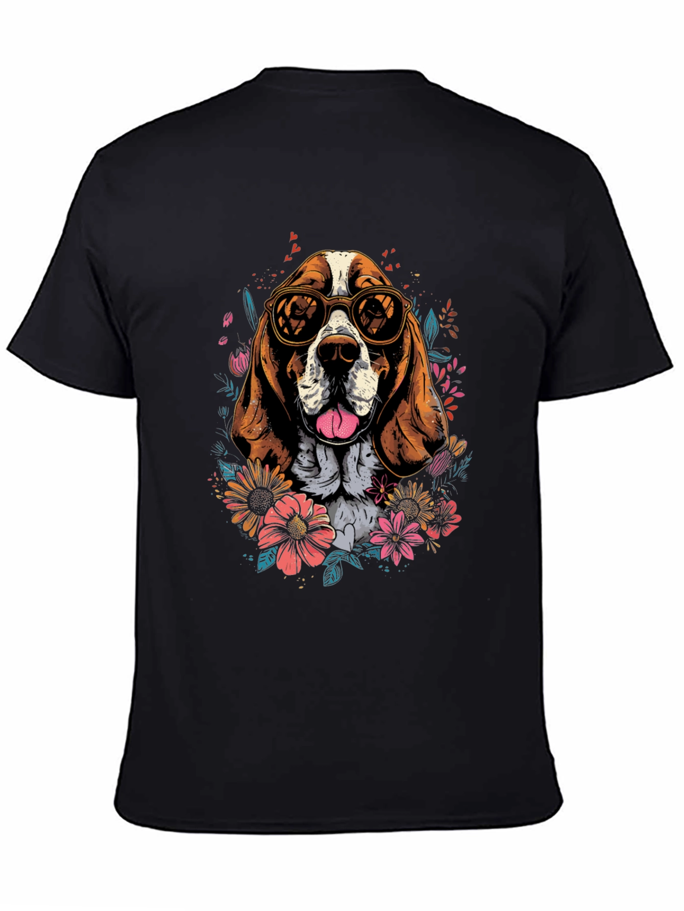 Cool Dog T-Shirt - Beagle with Sunglasses