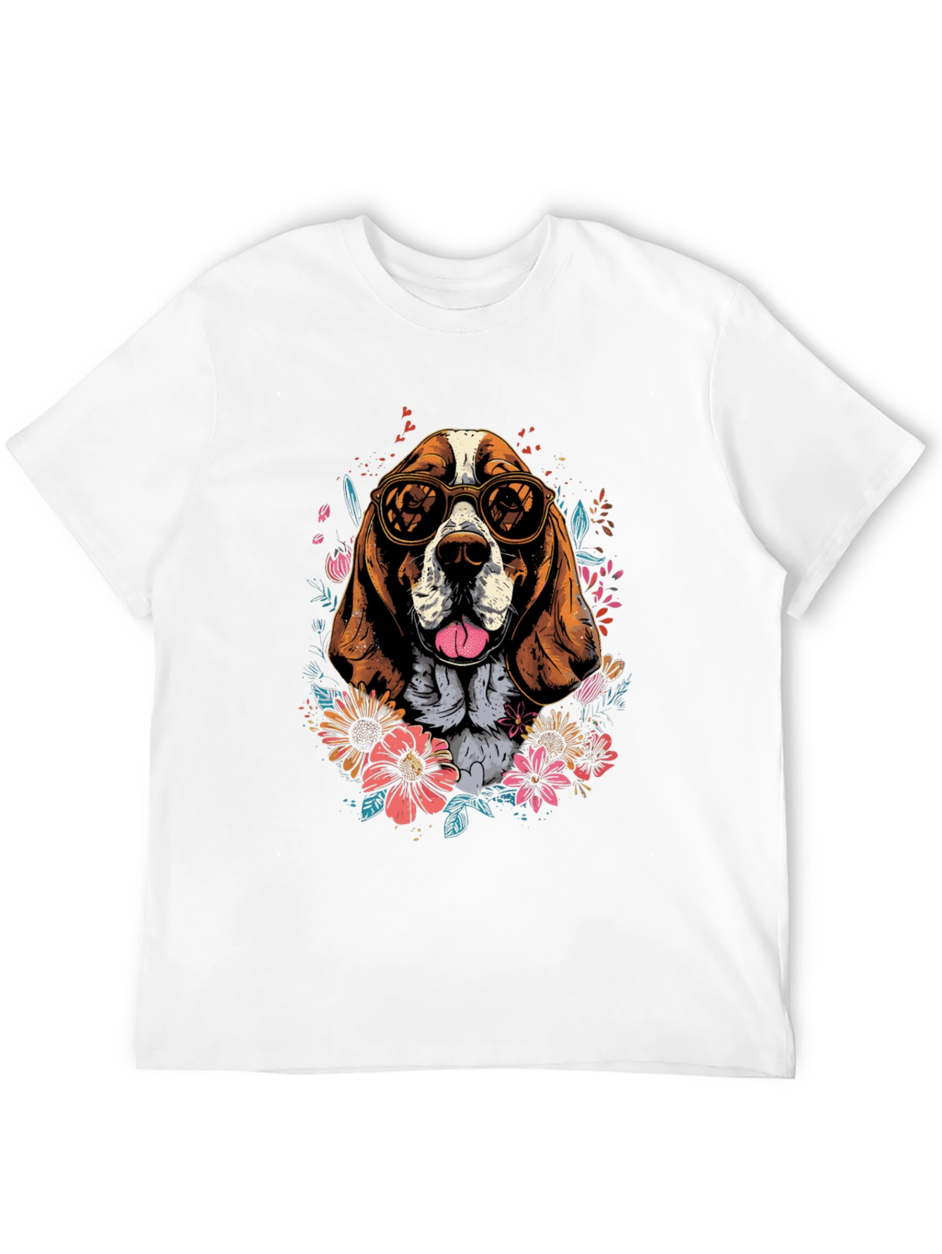 Cool Dog T-Shirt - Beagle with Sunglasses