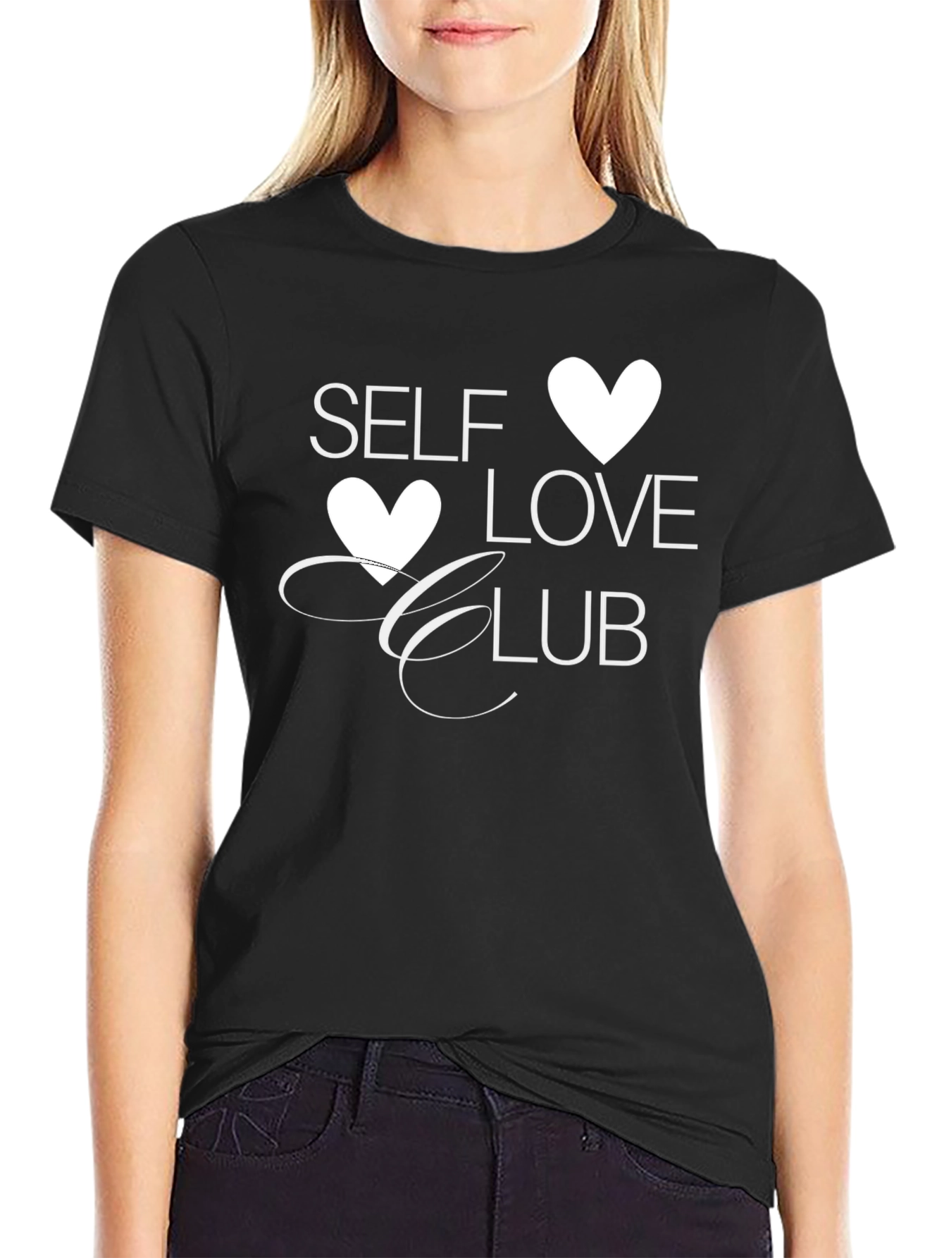 Self Love Club Graphic Tee - Black