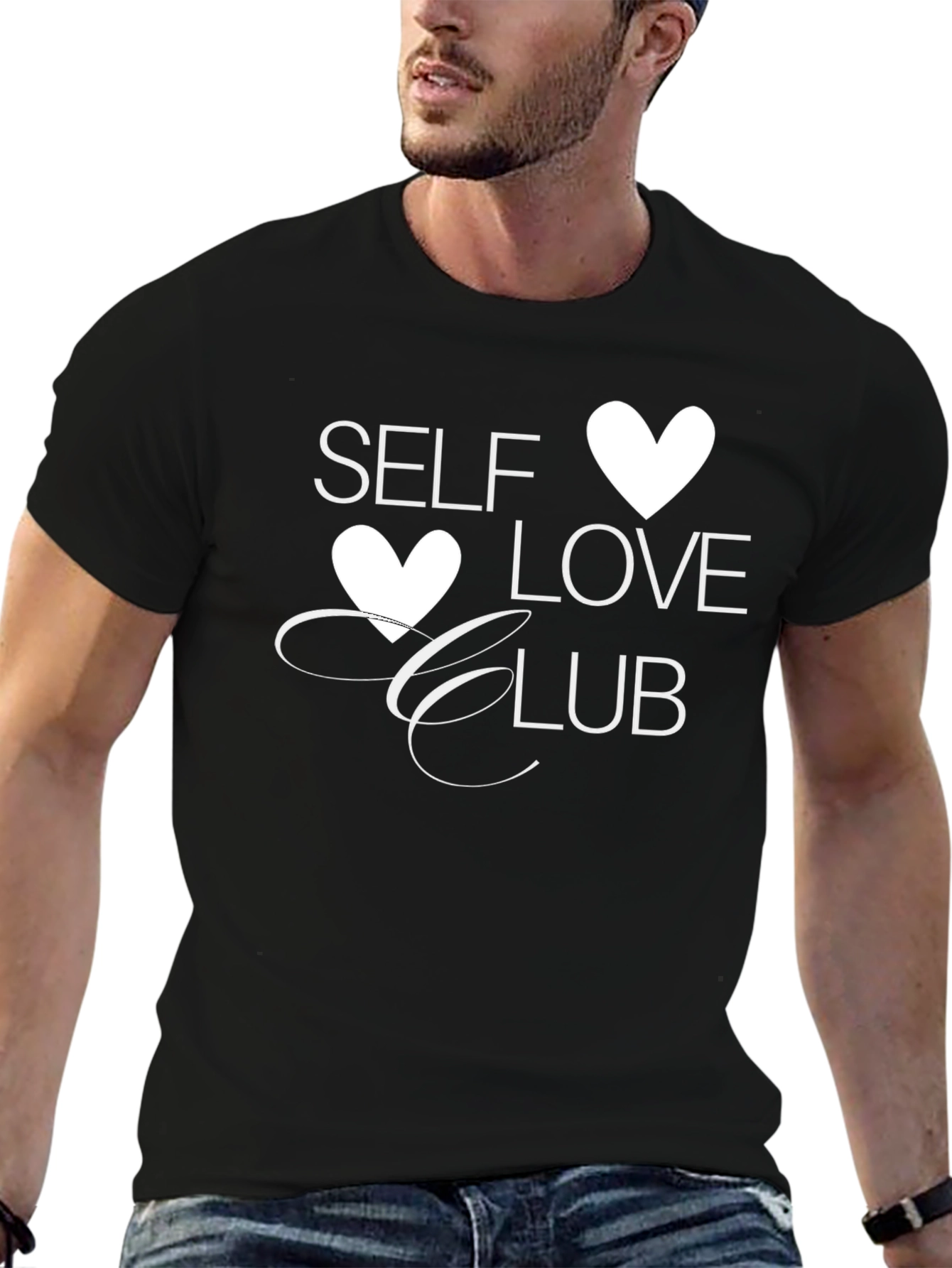 Self Love Club Graphic Tee - Black