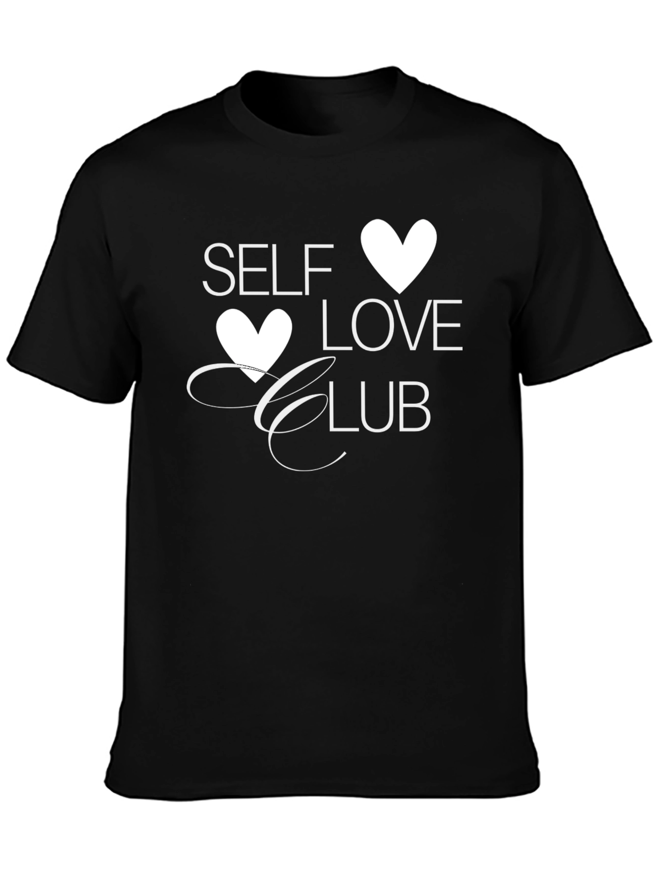 Self Love Club Graphic Tee - Black