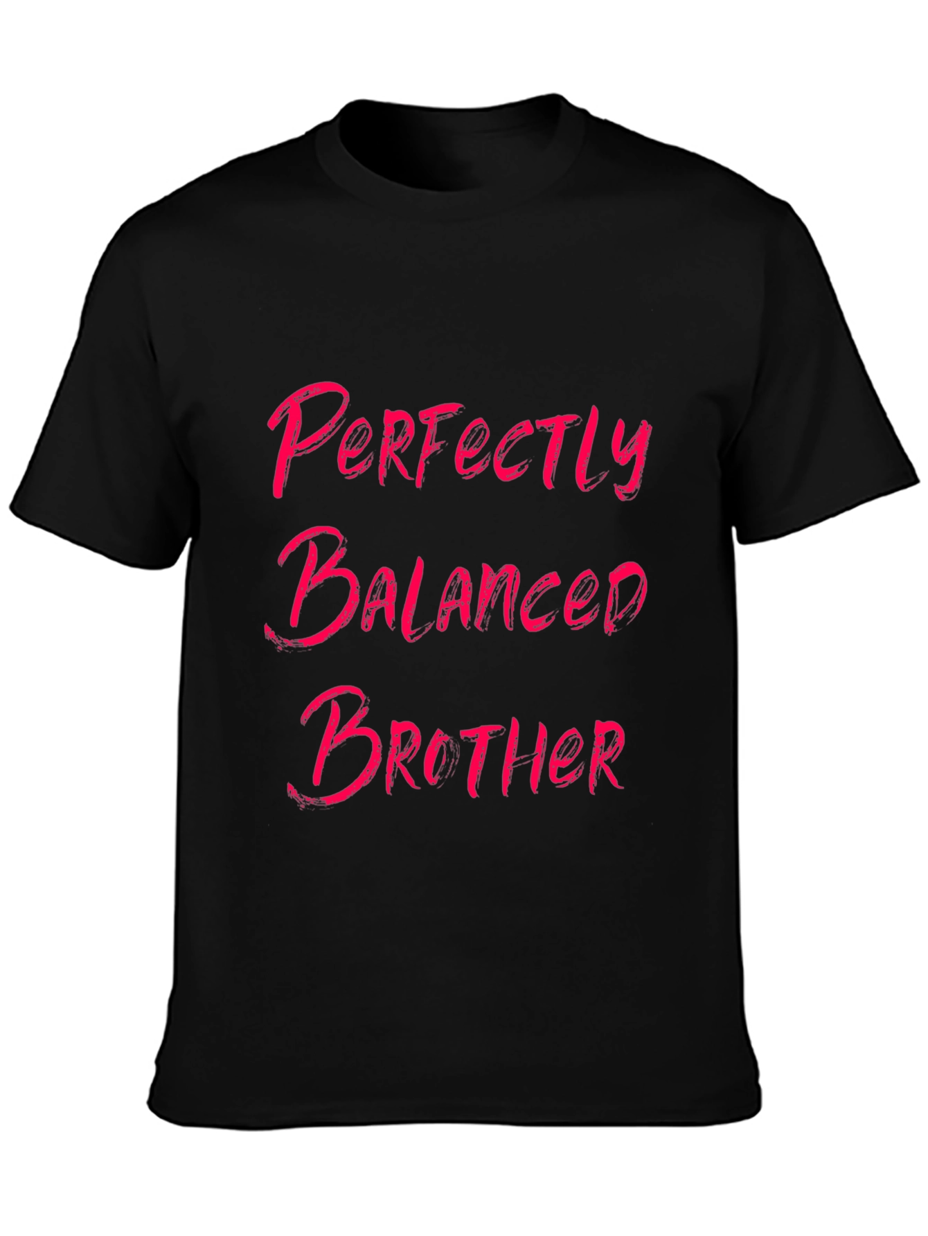Perfectly Balanced Brother Graphic Tee - Black