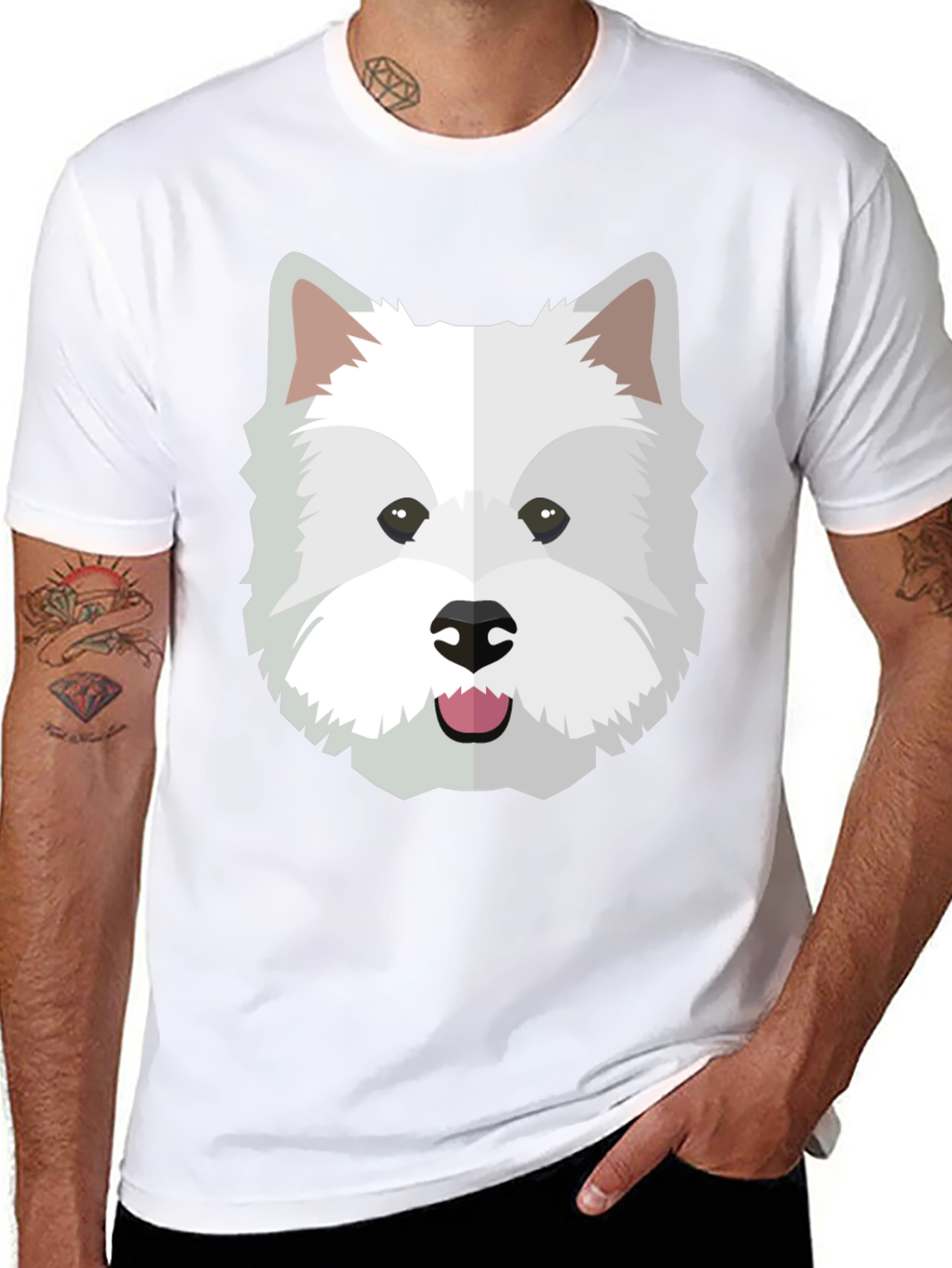 Westie Dog Graphic Tee - Cute Dog Lover T-Shirt
