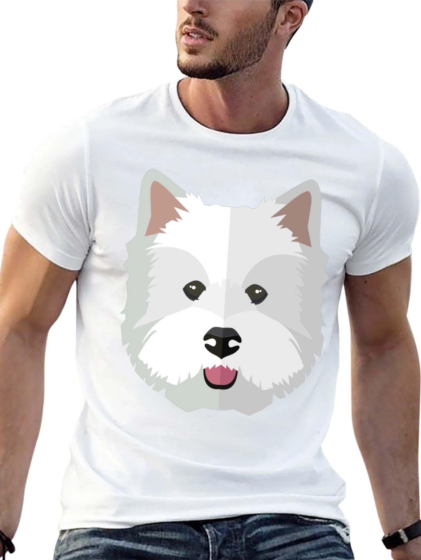 Westie Dog Graphic Tee - Cute Dog Lover T-Shirt