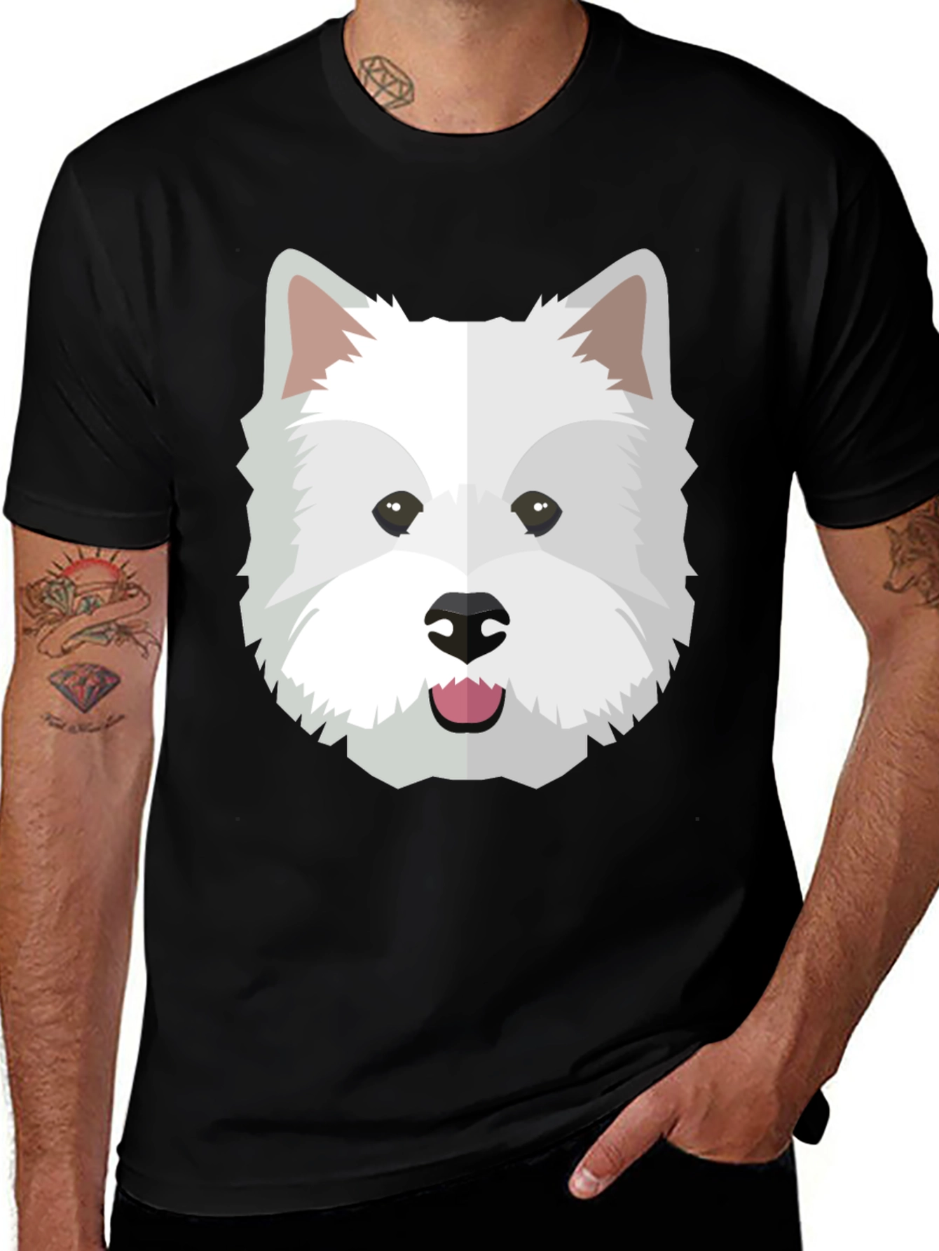 Westie Dog Graphic Tee - Cute Dog Lover T-Shirt