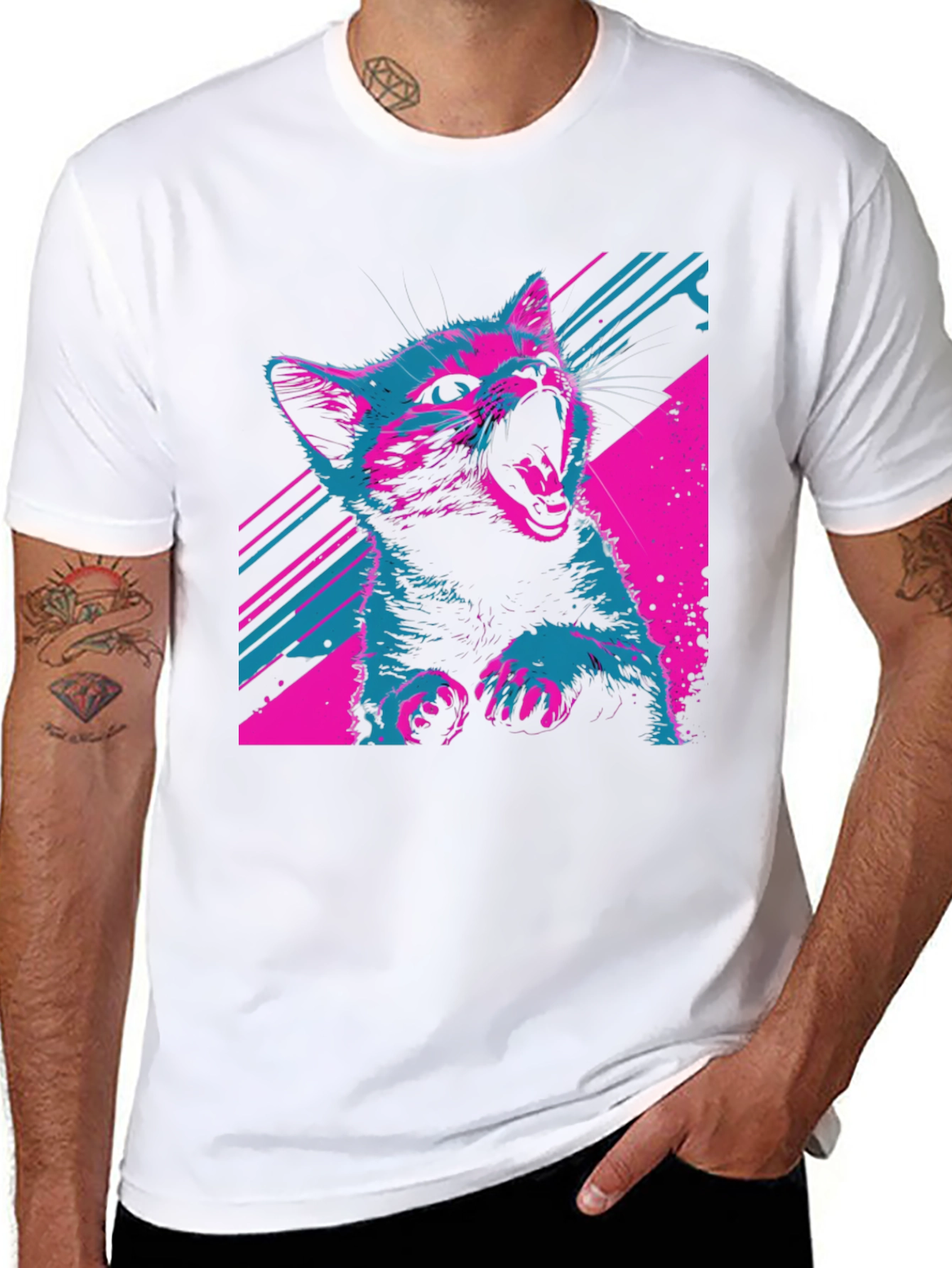 Vaporwave Cat T-Shirt