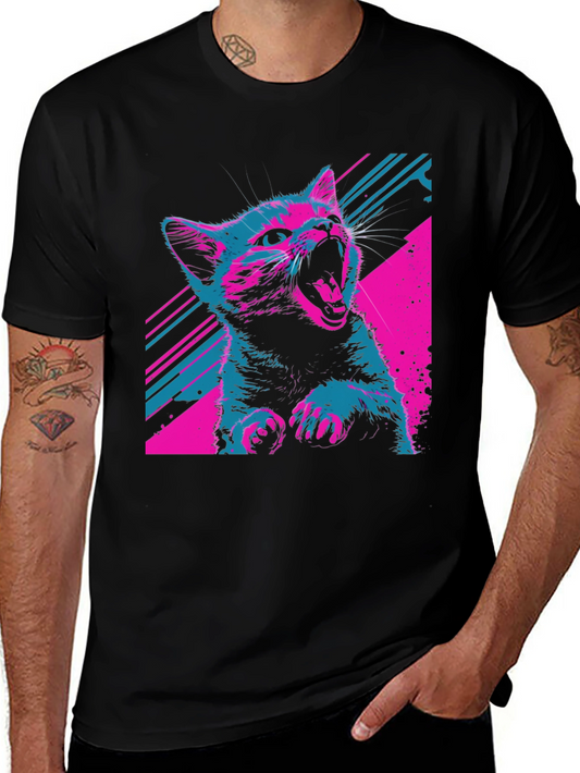 Vaporwave Cat T-Shirt