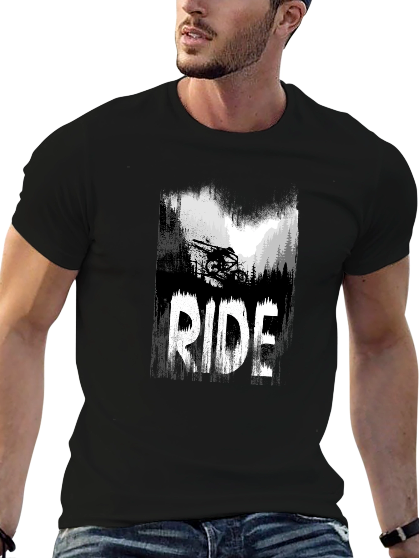 Ride Mountain Bike Graphic T-Shirt