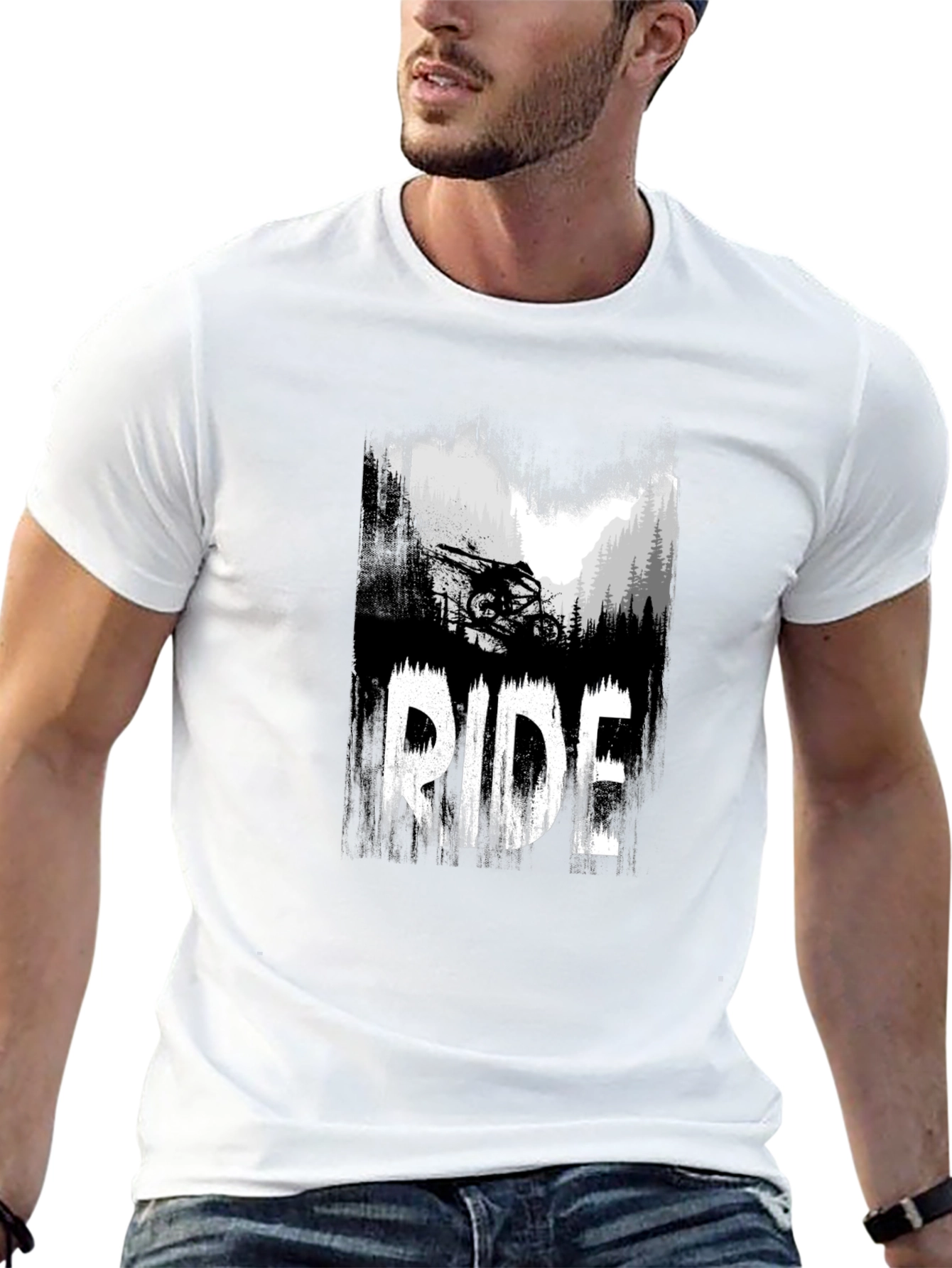 Ride Mountain Bike Graphic T-Shirt