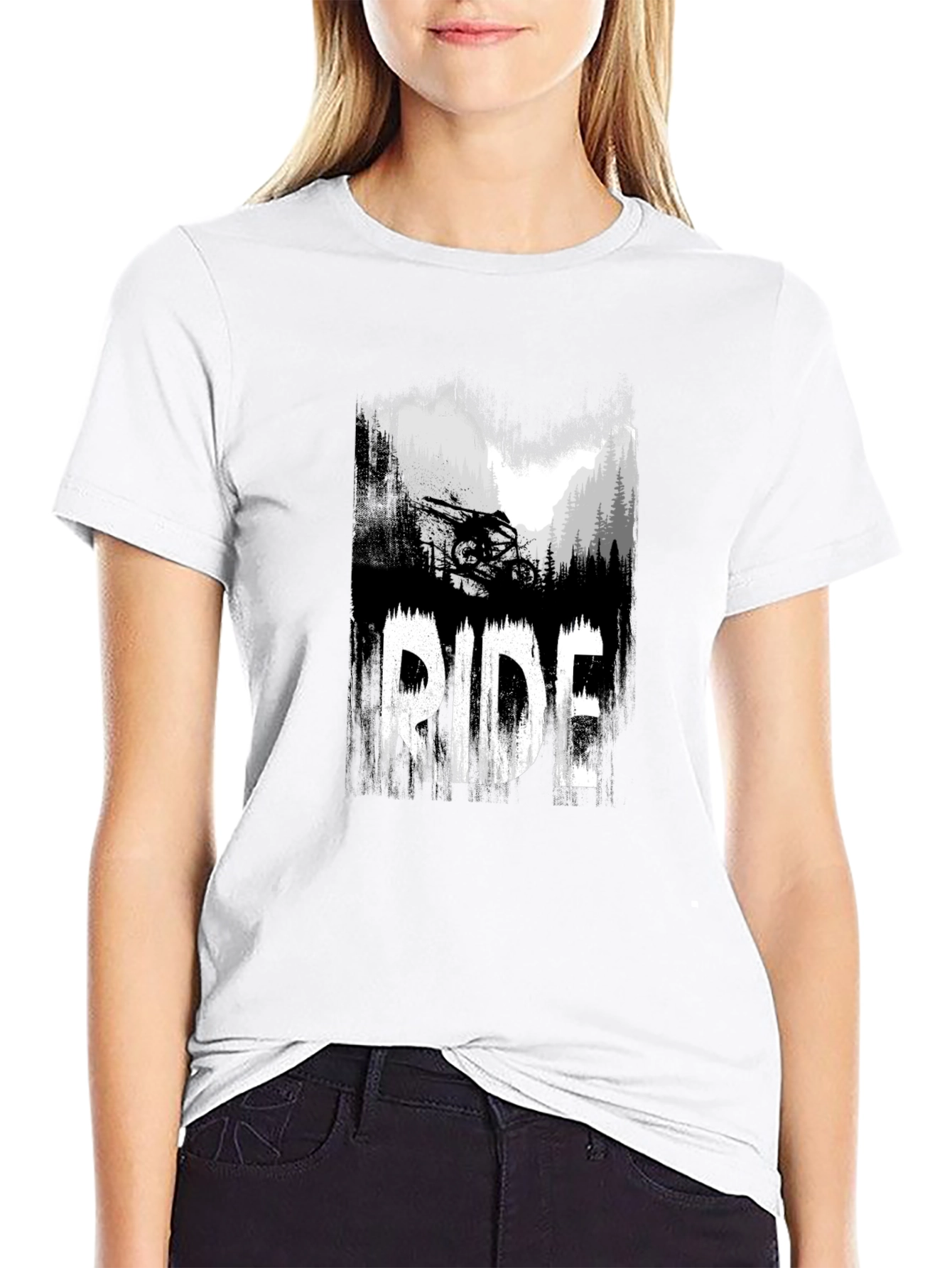 Ride Mountain Bike Graphic T-Shirt